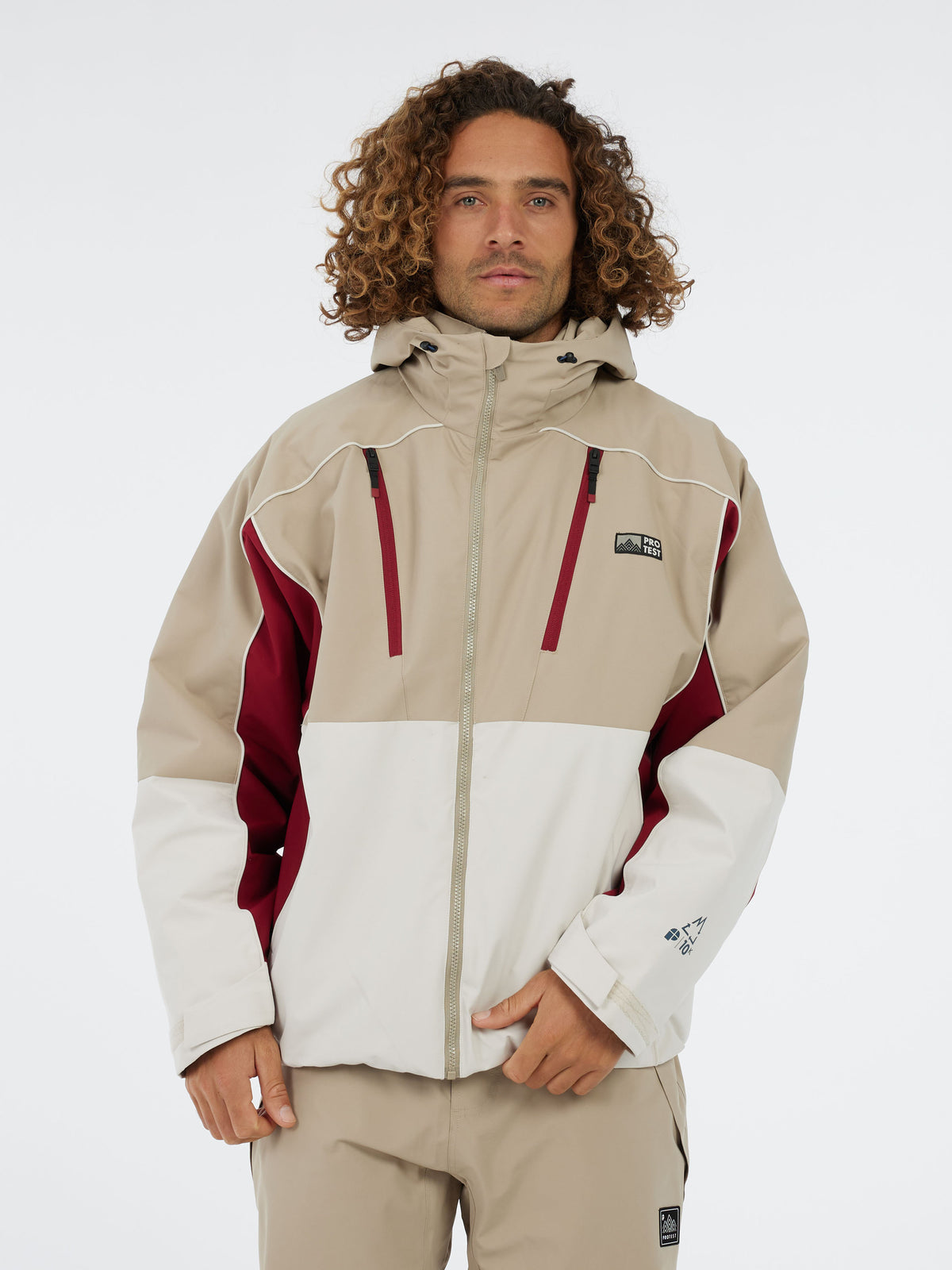 PROTEST PRTElgin Snowjacket | Velvet red