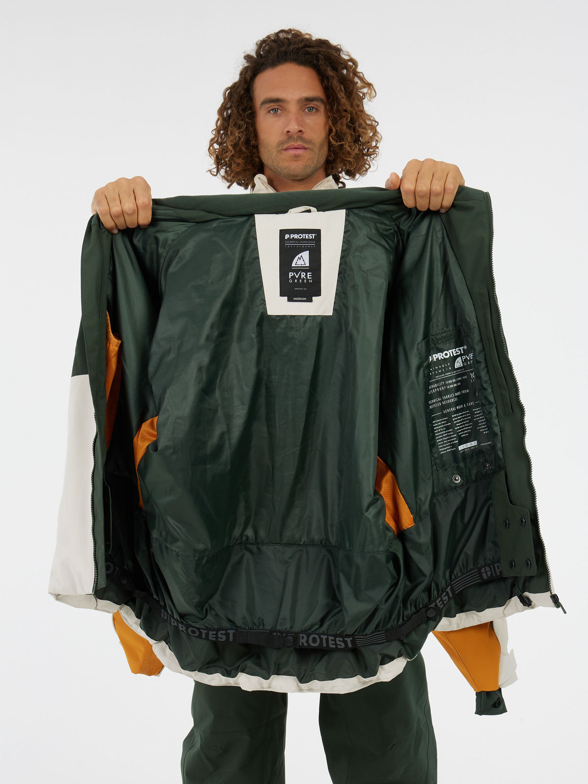 PROTEST PRTElgin Ski & Snowboard jackets | Kale green