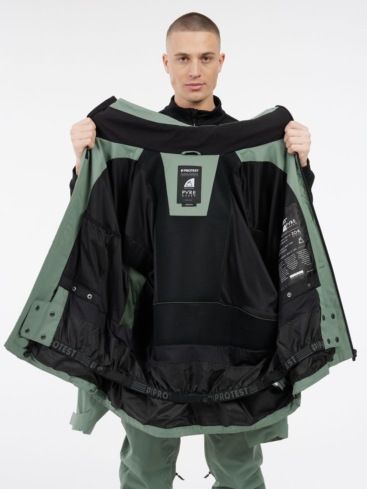PROTEST PRTFerrol Ski & Snowboard jackets | Aspen green