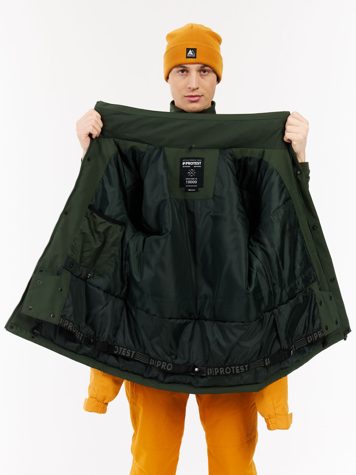 PROTEST PRTKajo Ski & Snowboard jackets | Kale green