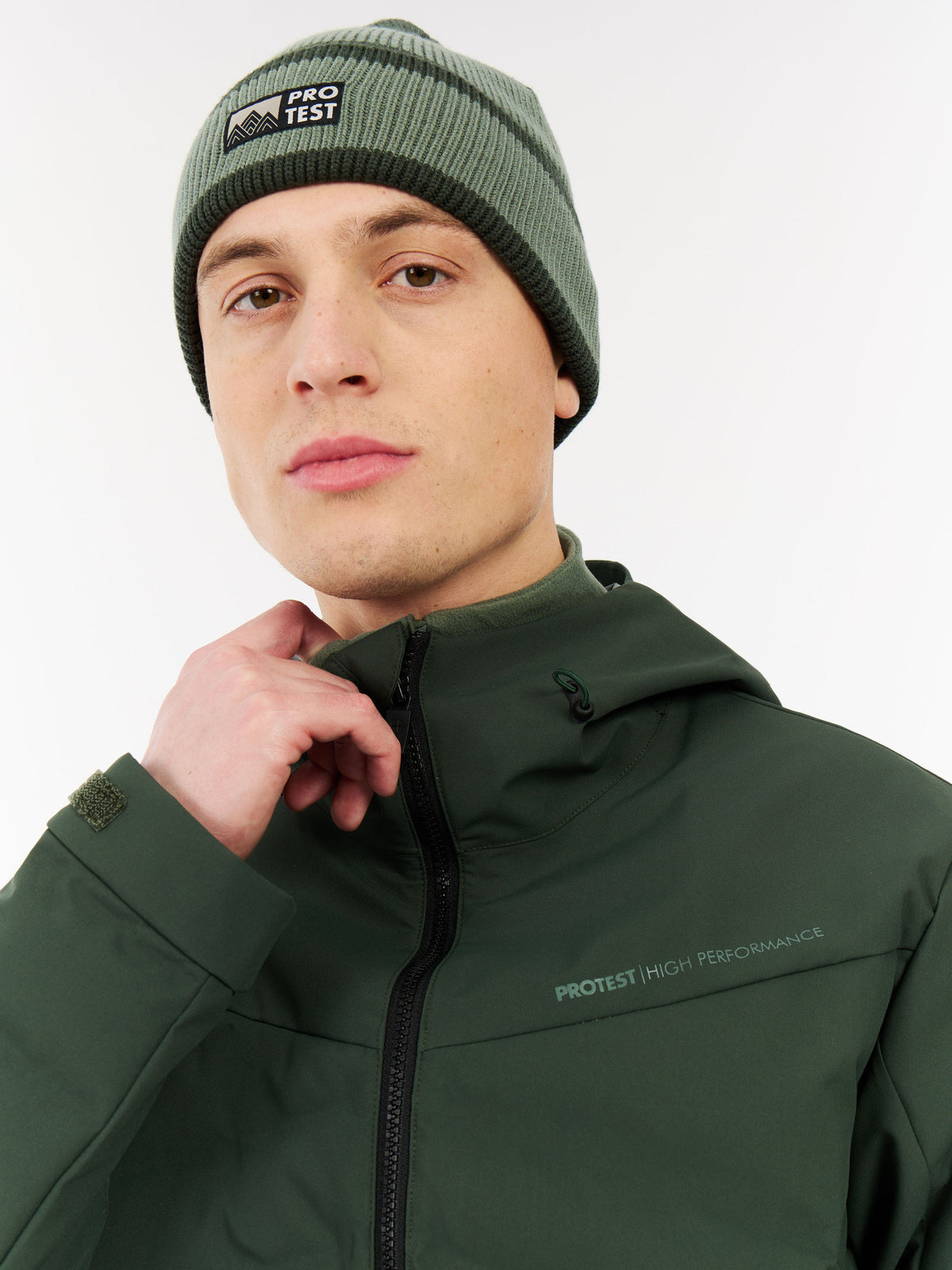 PROTEST PRTMundo Ski & Snowboard jackets | Kale green