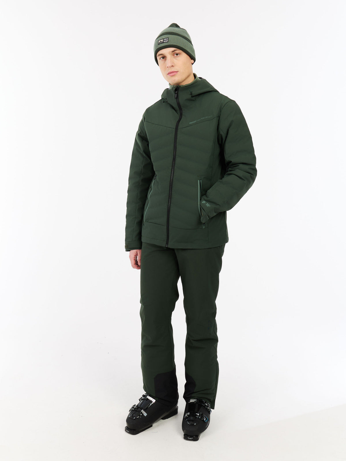PROTEST PRTMundo Ski & Snowboard jackets | Kale green