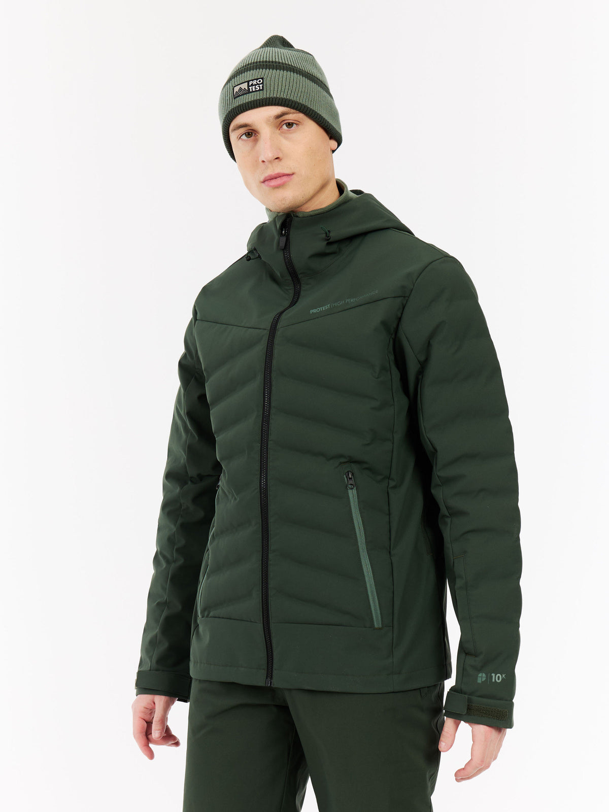 PROTEST PRTMundo Ski & Snowboard jackets | Kale green