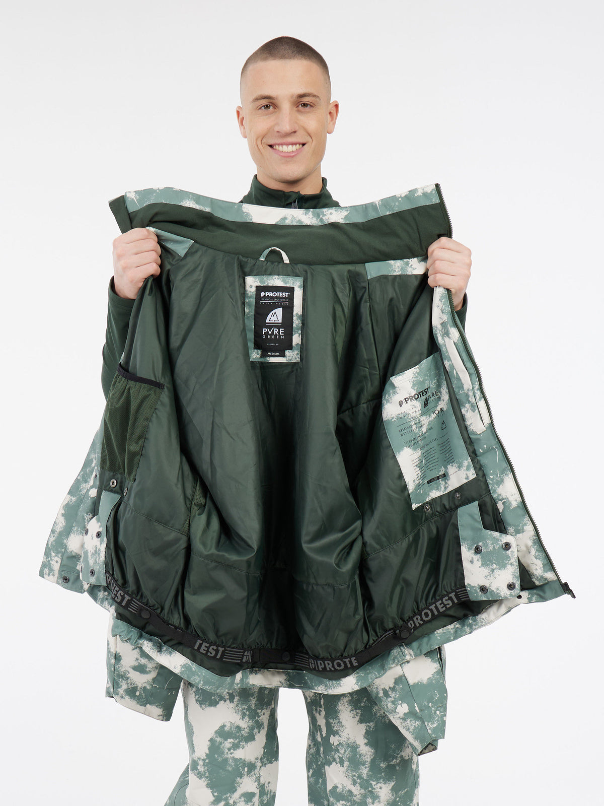 PROTEST PRTPyro Ski & Snowboard jackets | Aspen green