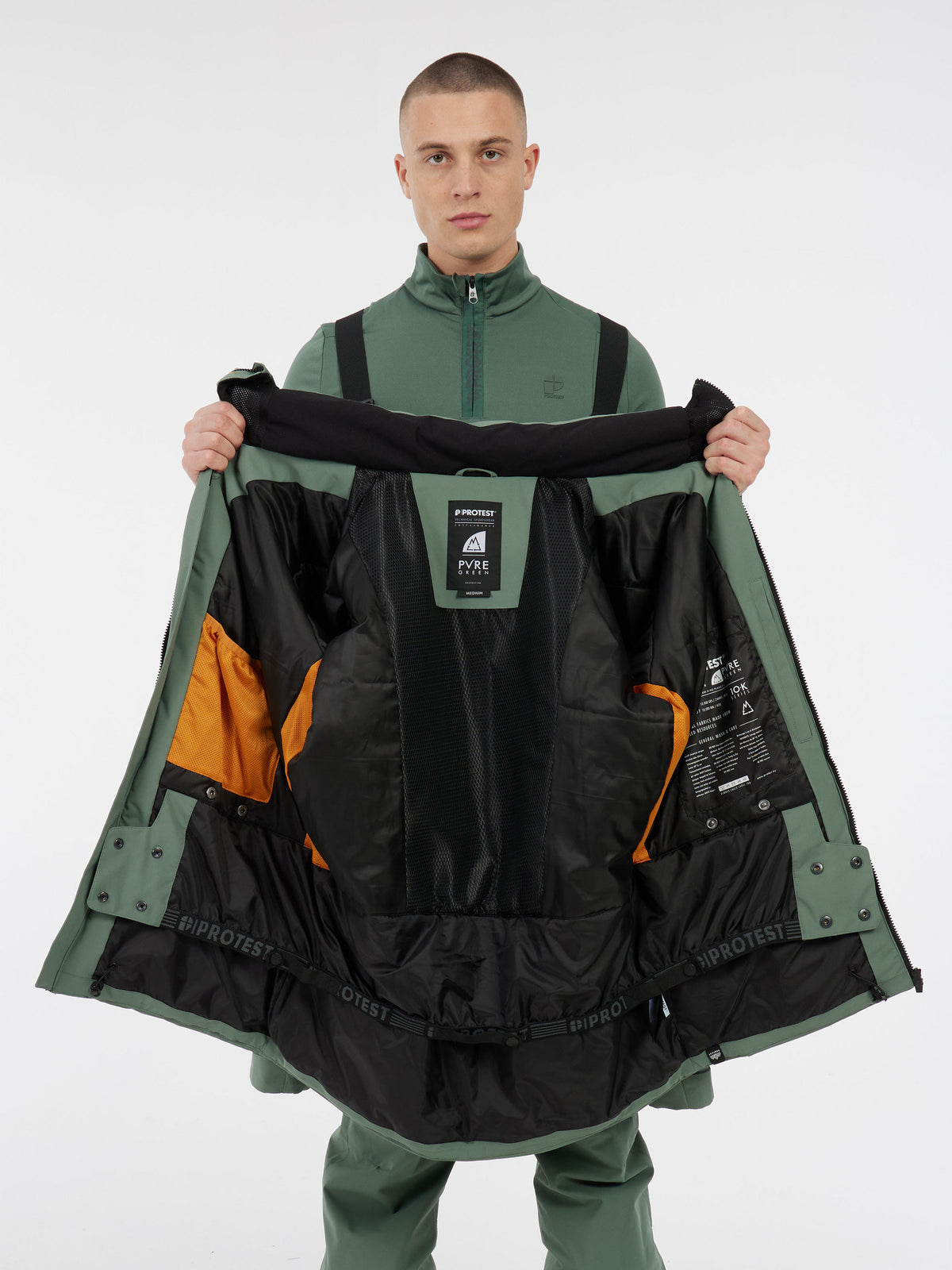 PROTEST PRTWest Ski & Snowboard jackets | Aspen green