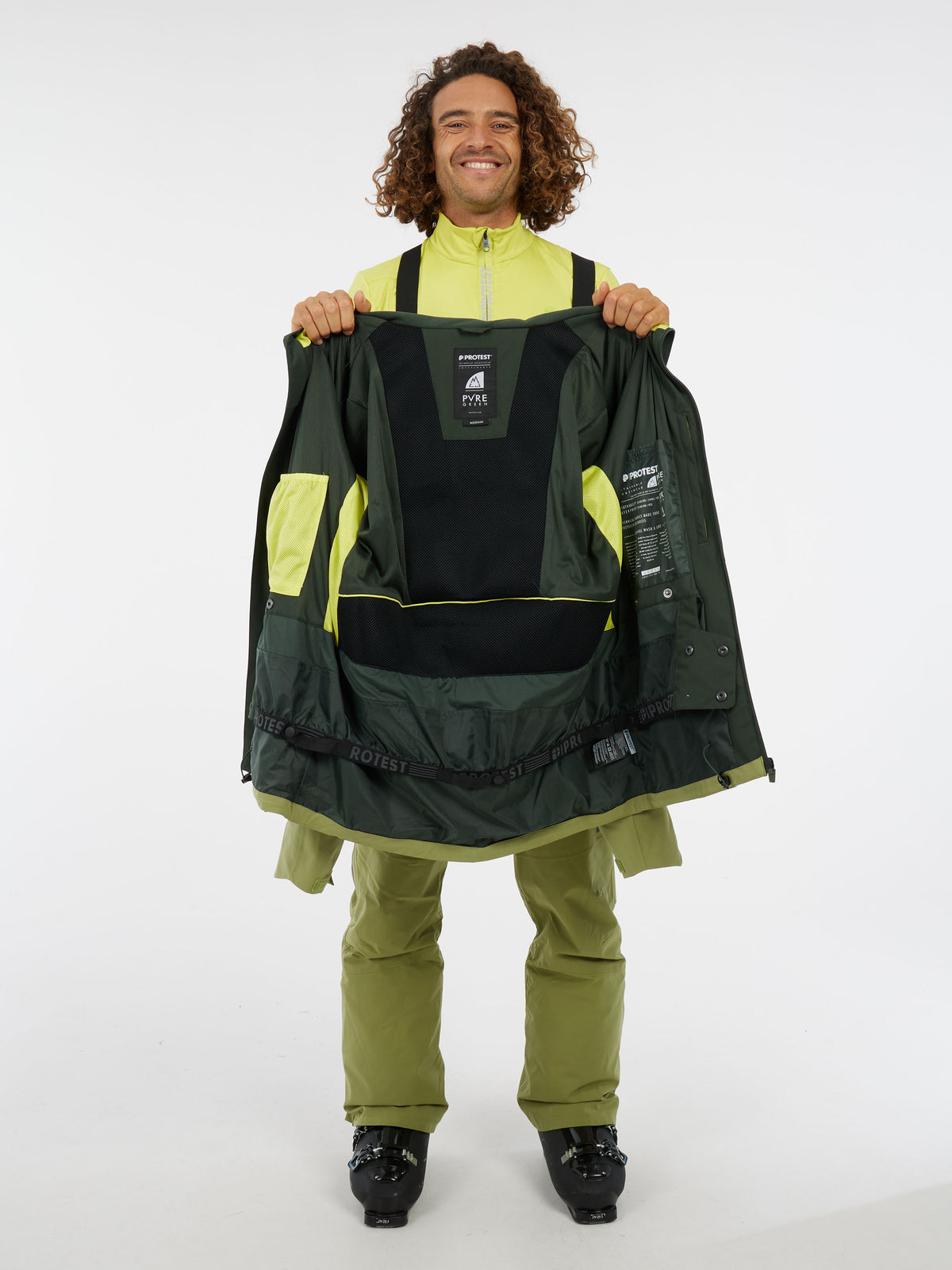 PROTEST PRTZoot Snowjacket | Herbal green