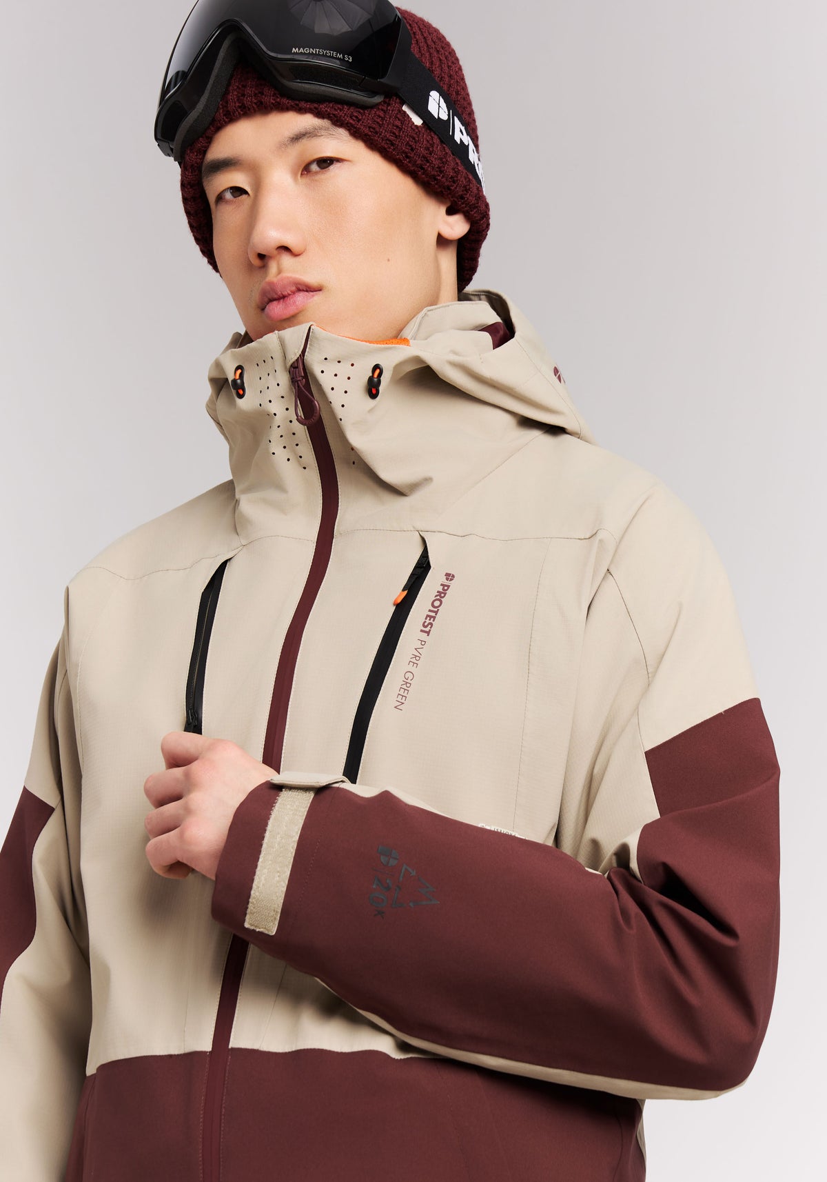 PROTEST PRTConnor Snowjackets | Pecan Red