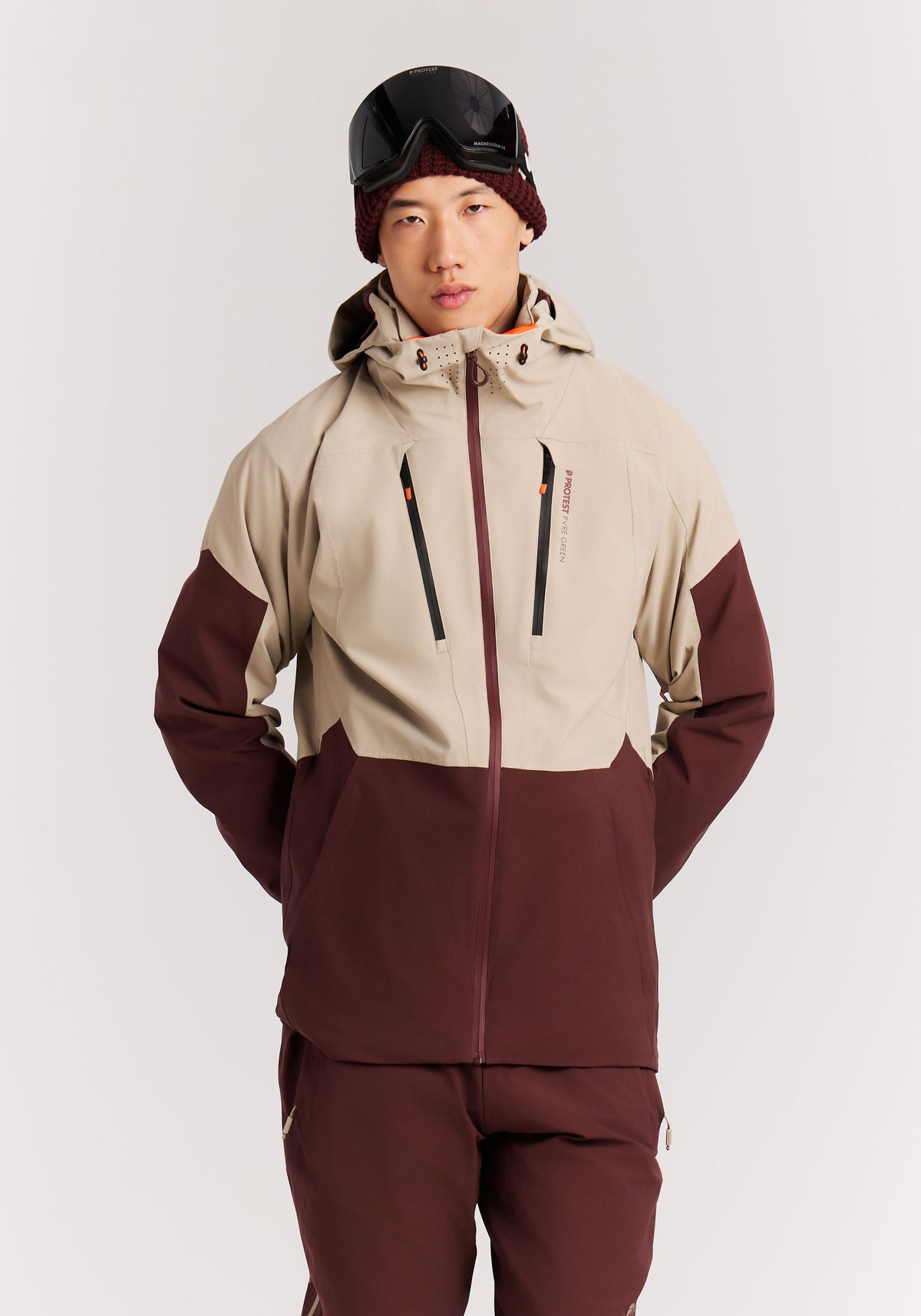 PROTEST PRTConnor Snowjackets | Pecan Red