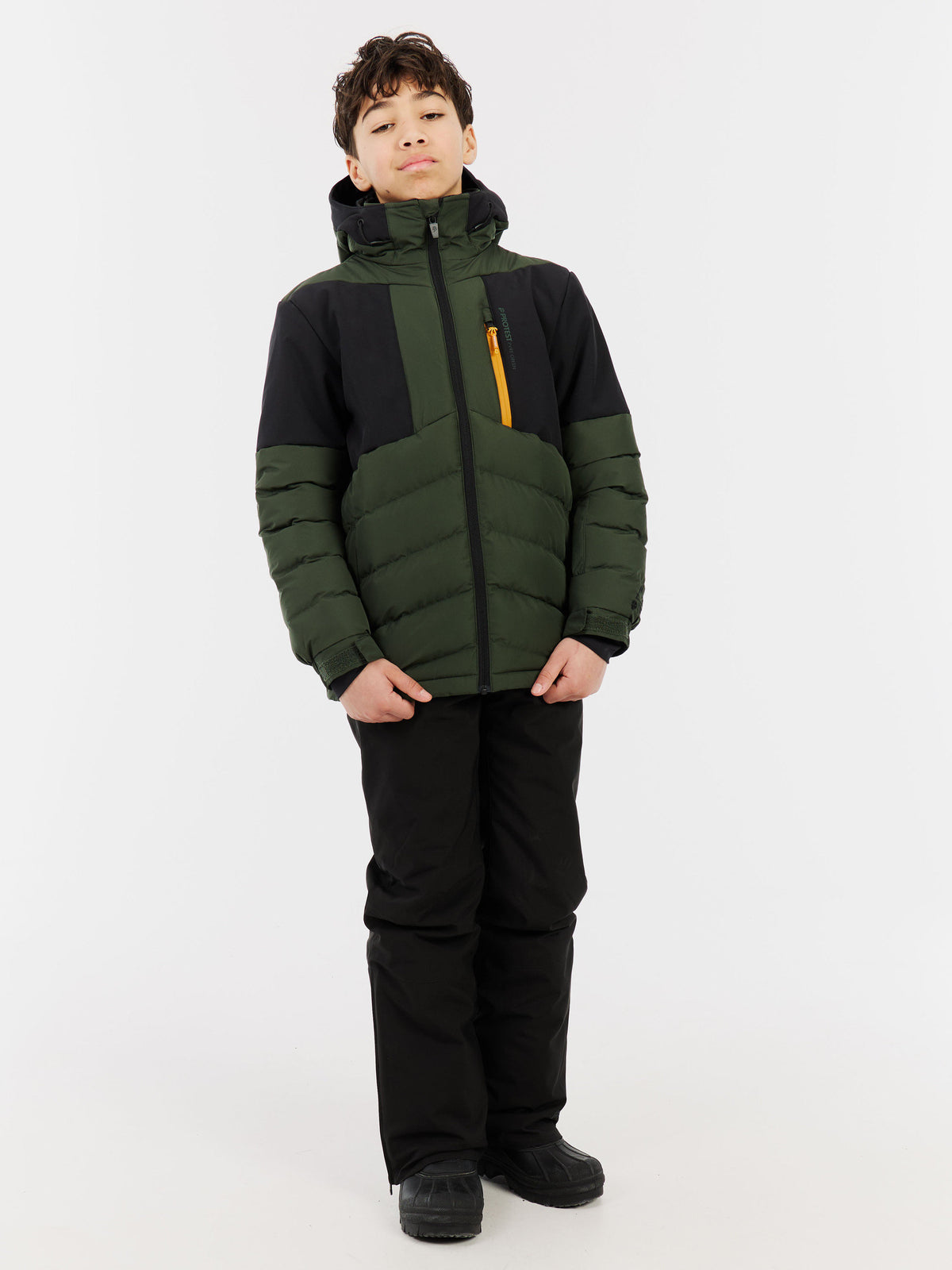 PROTEST PRTBrucer JR Ski & Snowboard jackets | Kale green