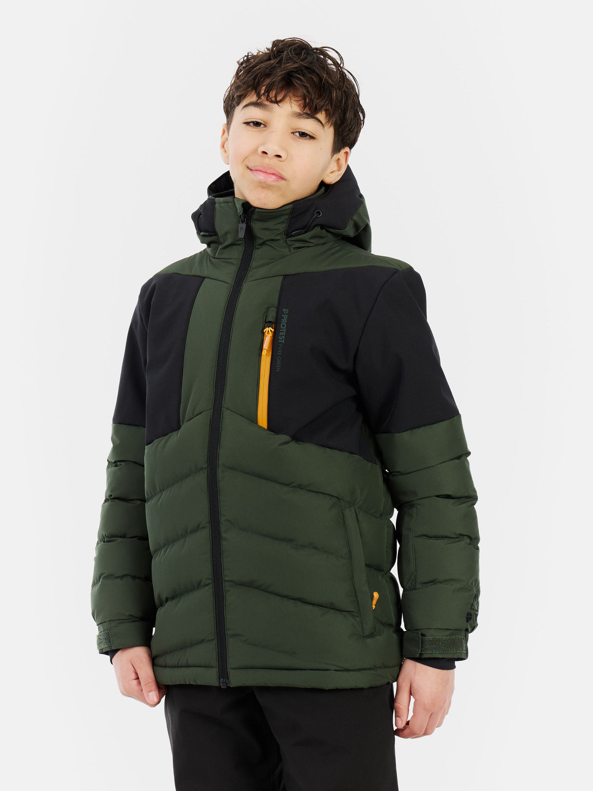 PROTEST PRTBrucer JR Ski & Snowboard jackets | Kale green