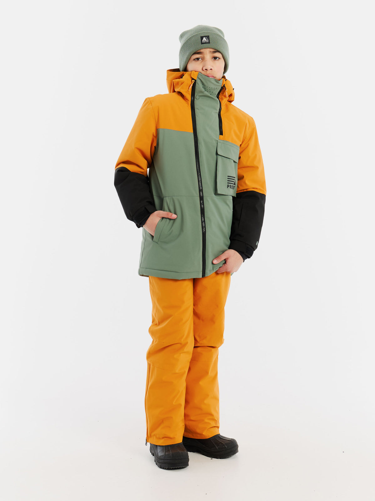 PROTEST PRTTrax JR Ski & Snowboard jackets | Aspen green