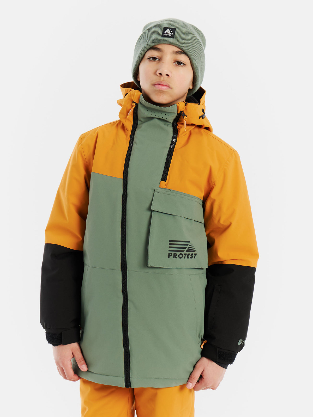 PROTEST PRTTrax JR Ski & Snowboard jackets | Aspen green