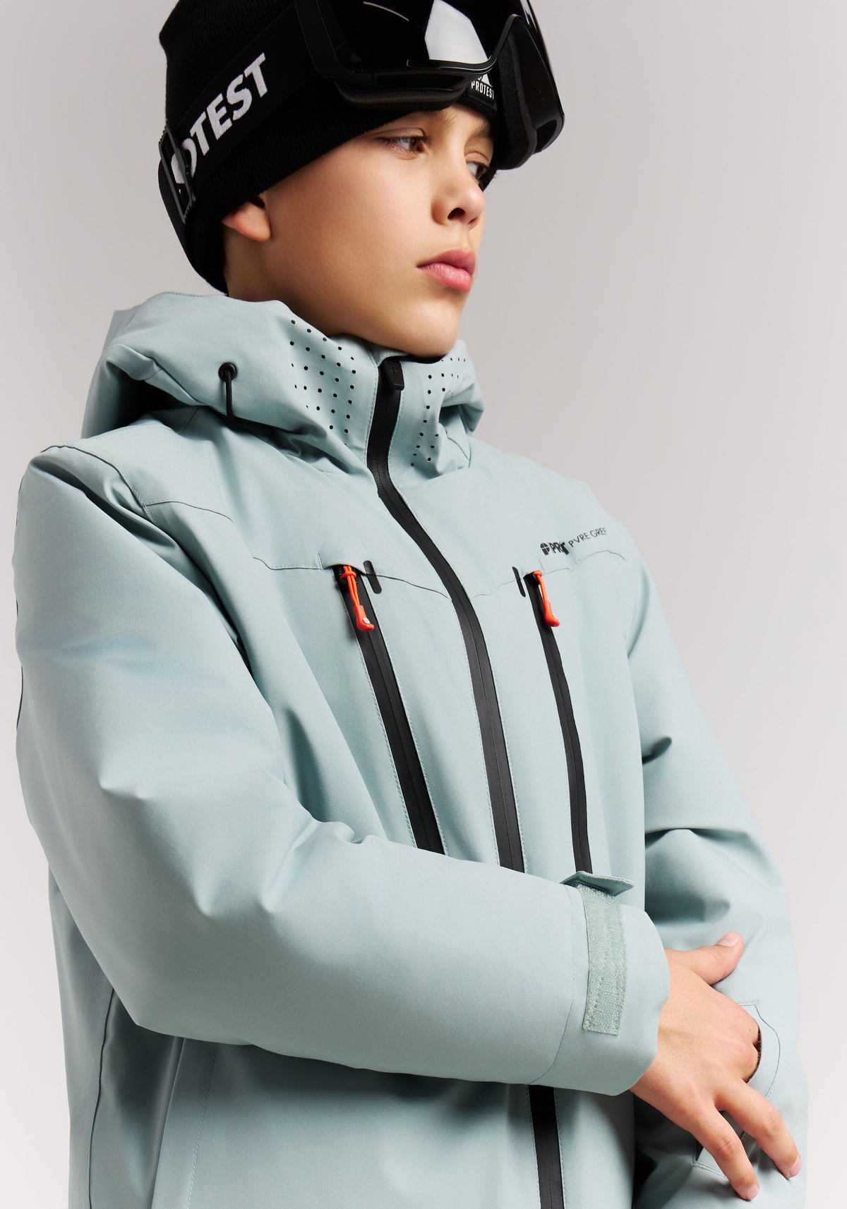 PROTEST PRTWixan JR Snowjackets | Moonstonegrey