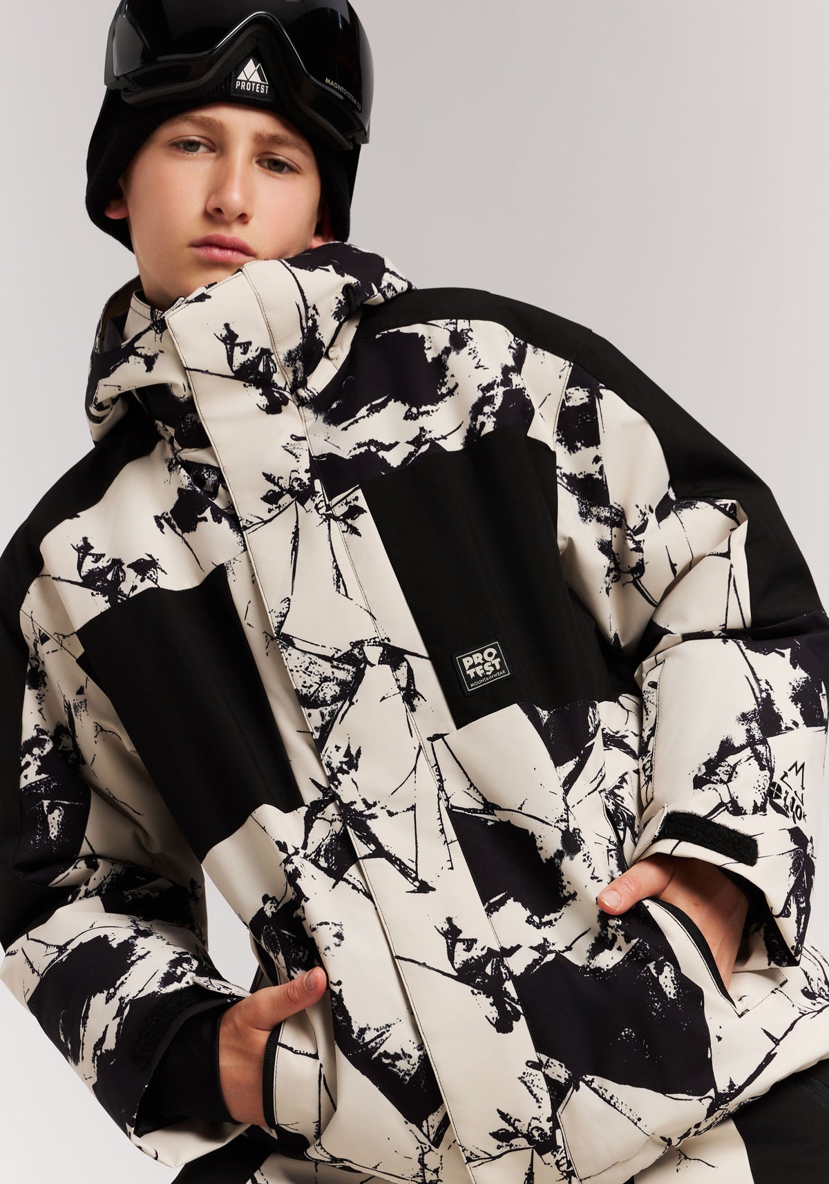 PROTEST PRTMarvin JR Snowjackets | Kitoffwhite
