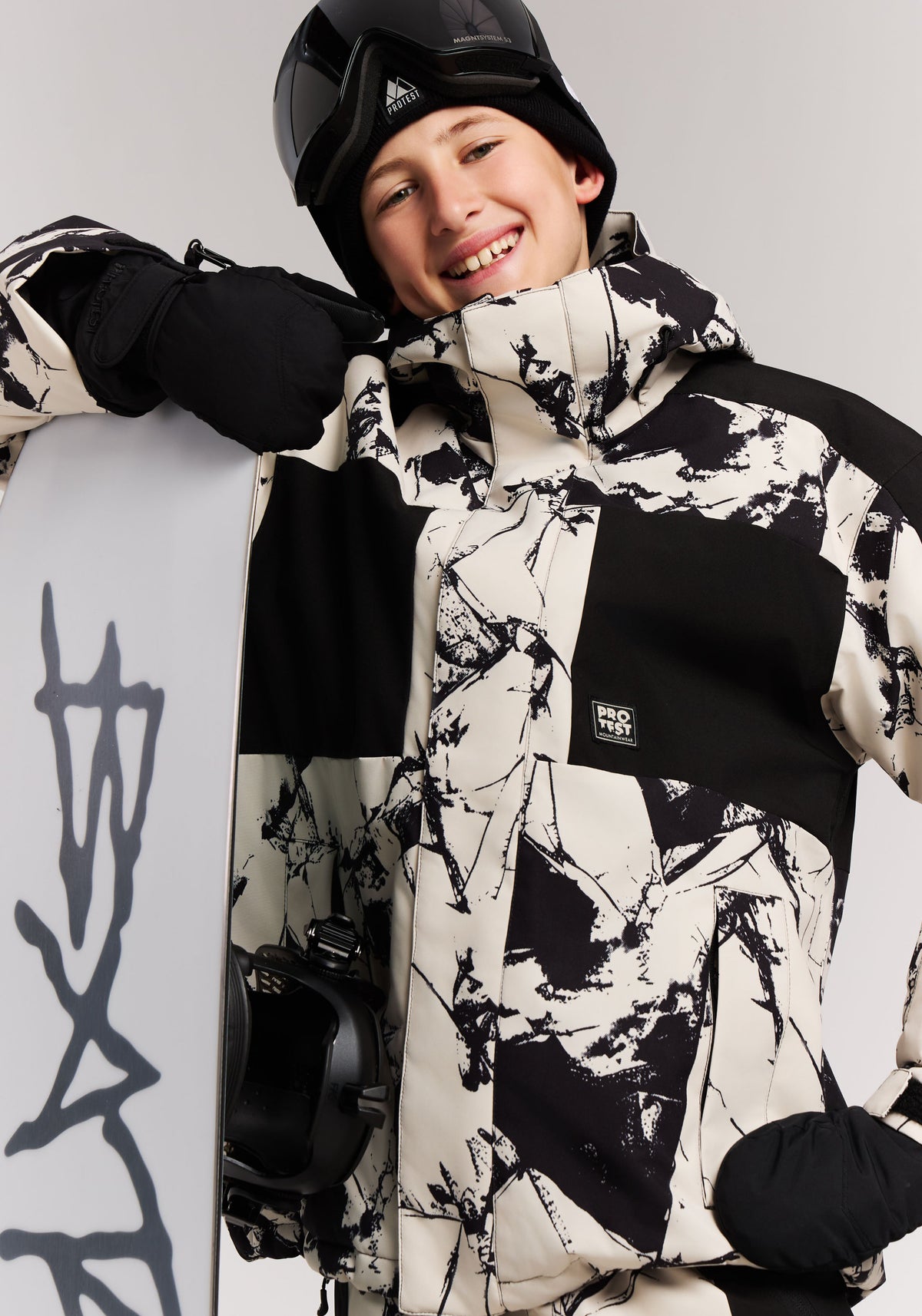 PROTEST PRTMarvin JR Snowjackets | Kitoffwhite