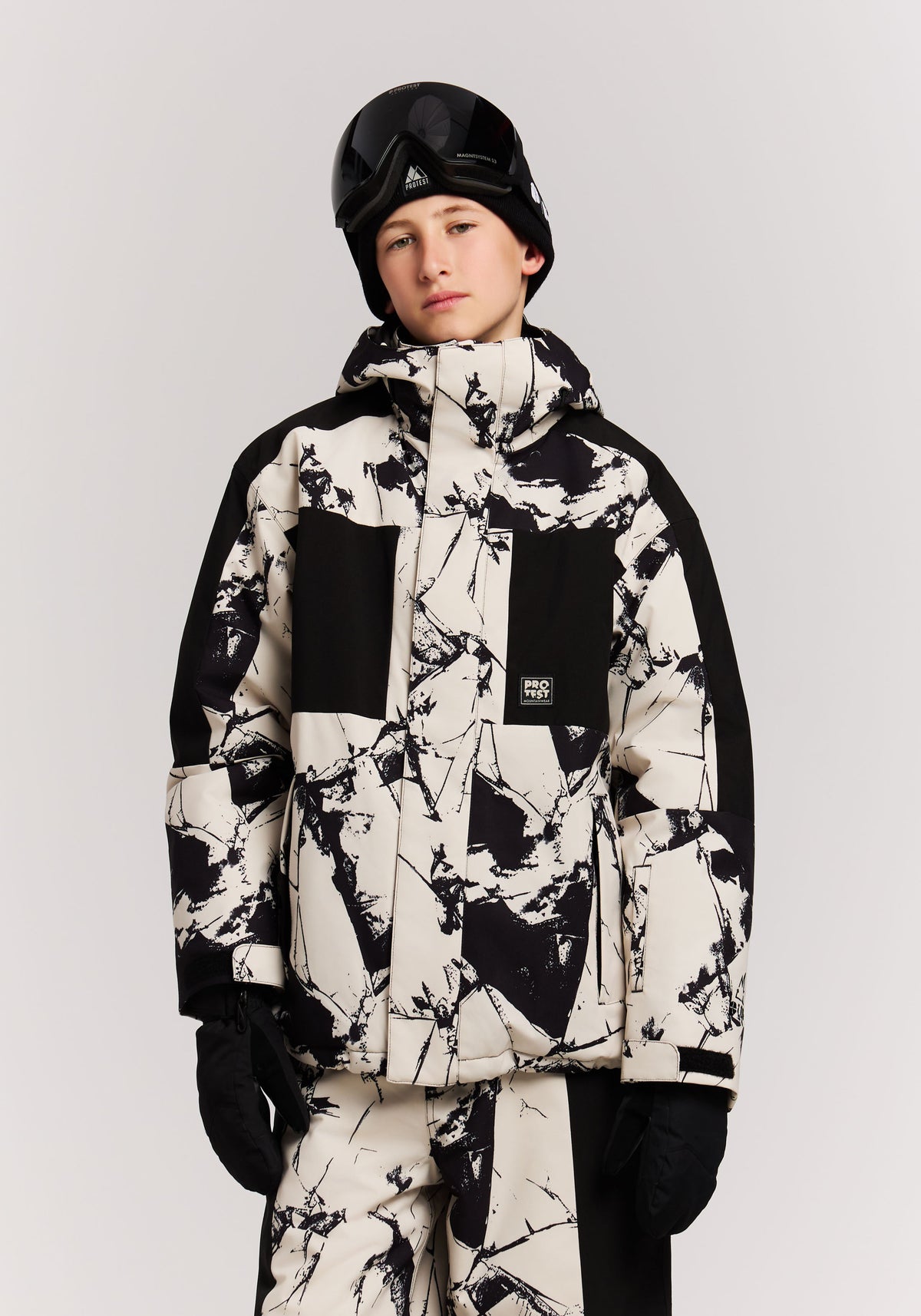PROTEST PRTMarvin JR Snowjackets | Kitoffwhite