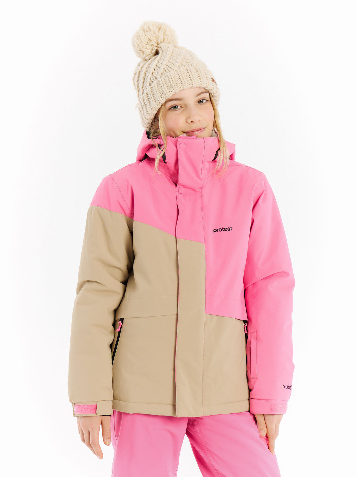 PROTEST PRTElodia JR Ski & Snowboard jackets | Foxy Pink