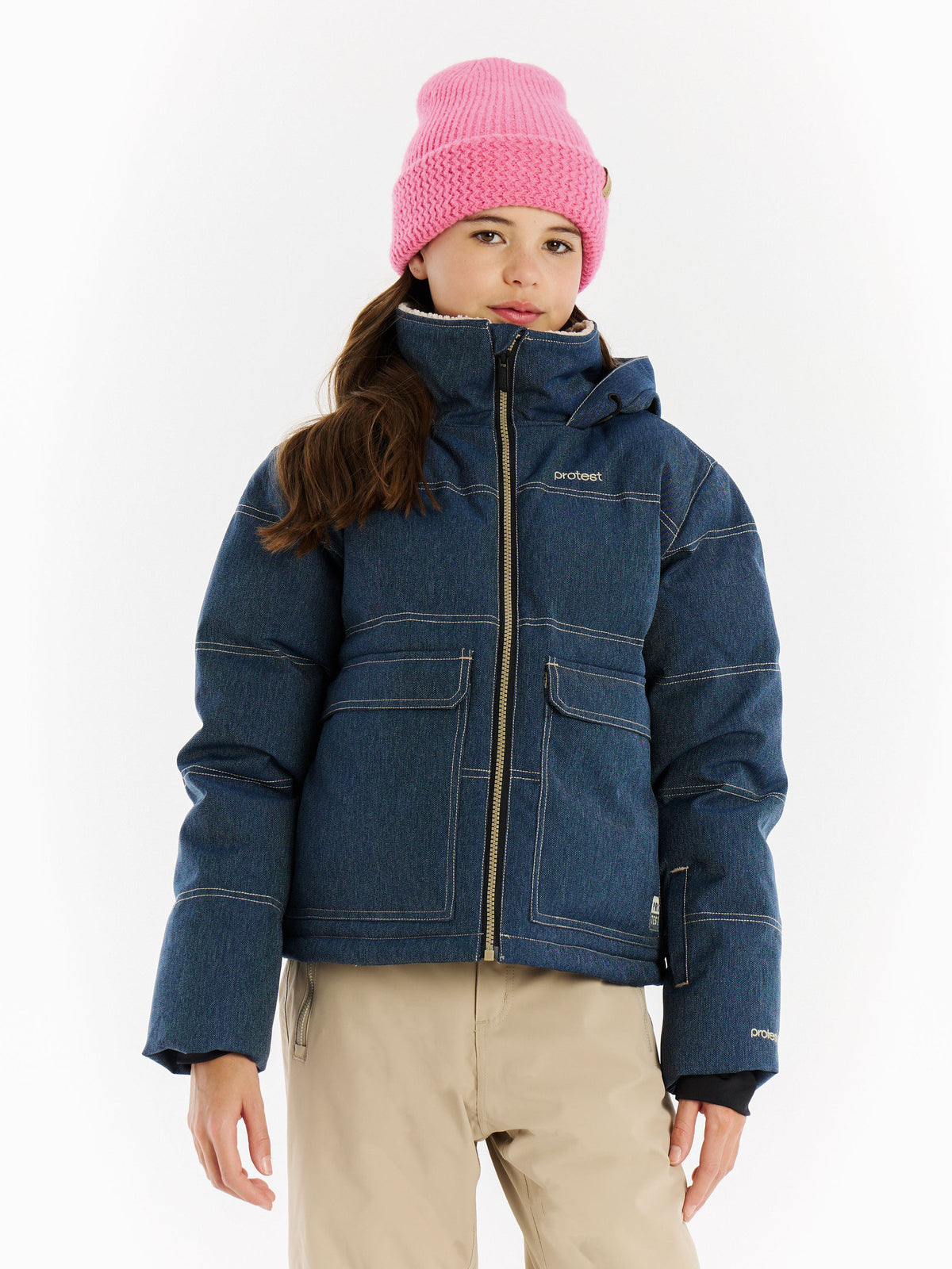 PROTEST PRTIsabela JR Ski & Snowboard jackets | Dark Sky Denim