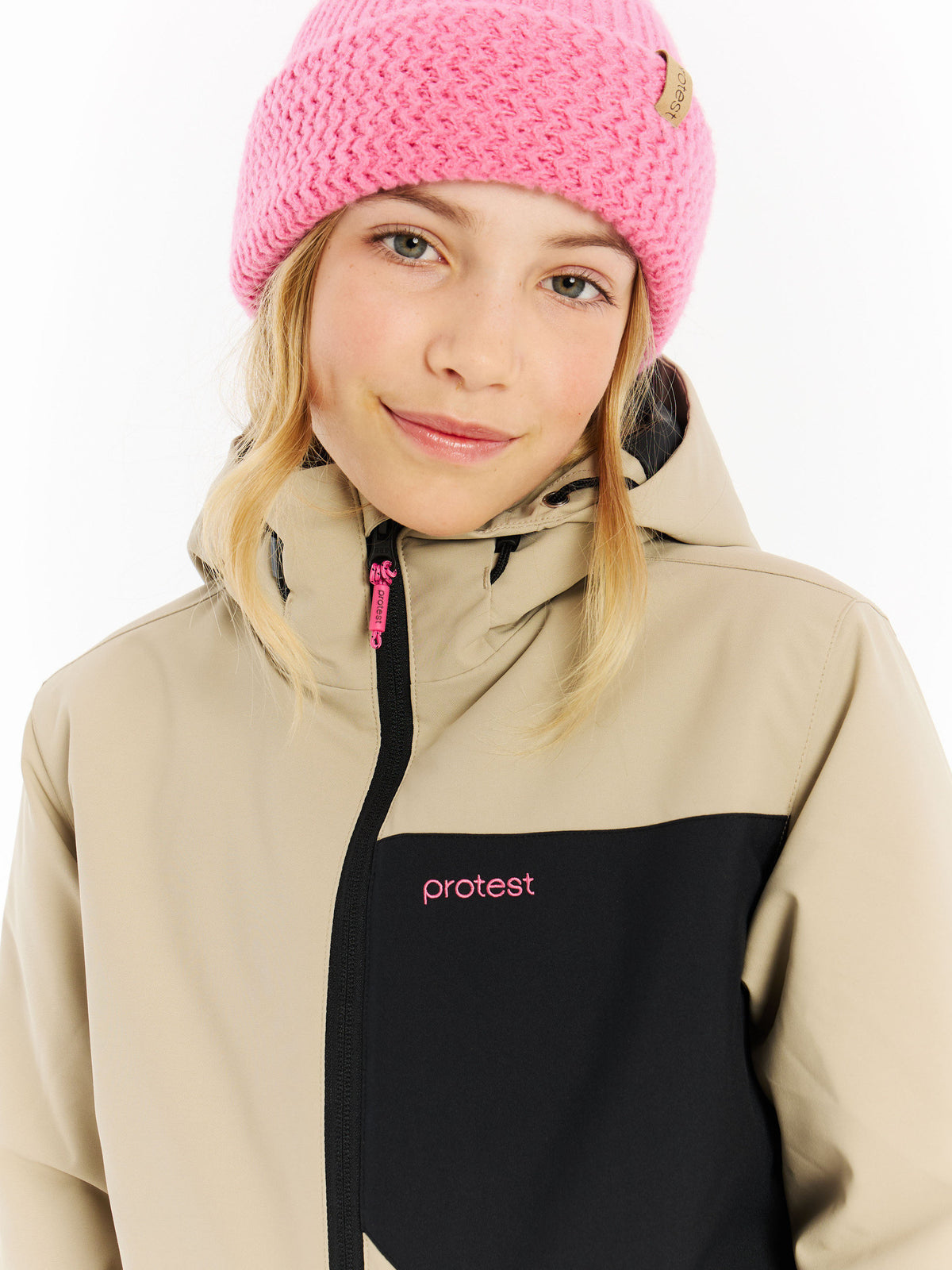 PROTEST PRTNoortje JR Ski & Snowboard jackets | BambooBeige