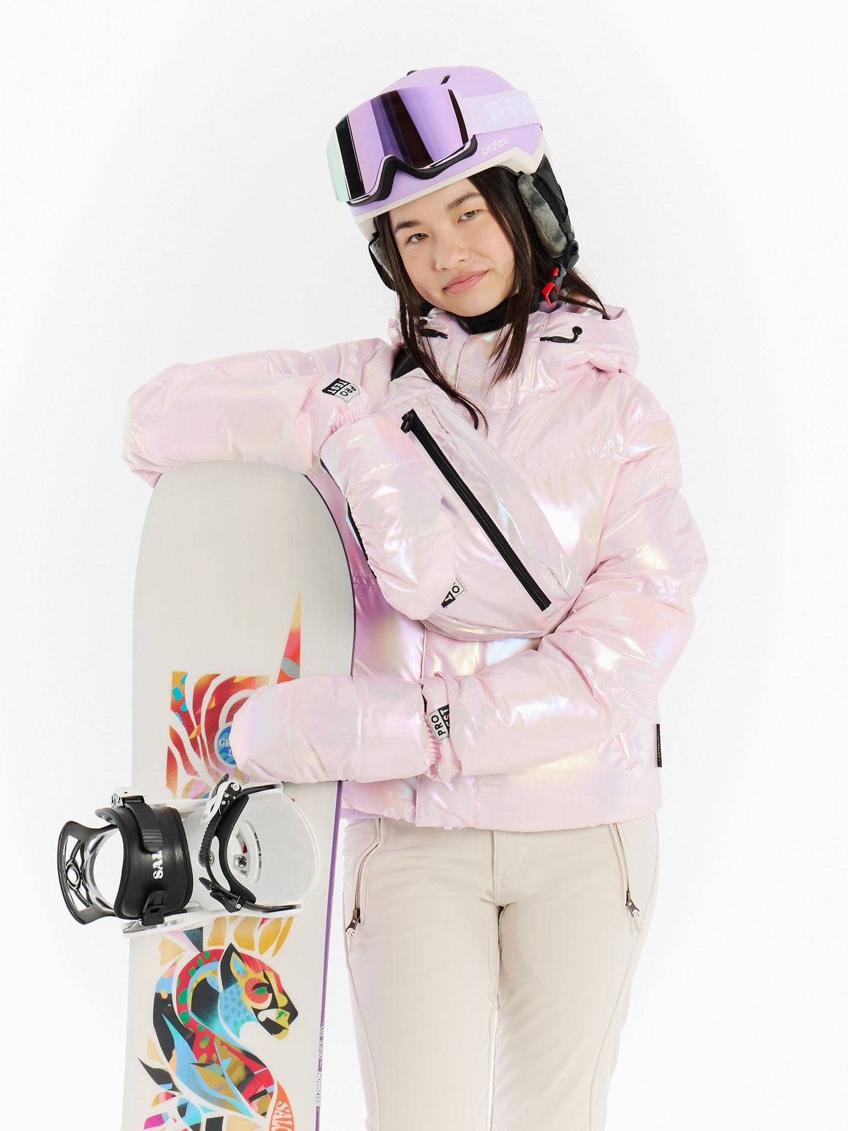PROTEST PRTRena JR Ski & Snowboard jackets | Foxy Pink