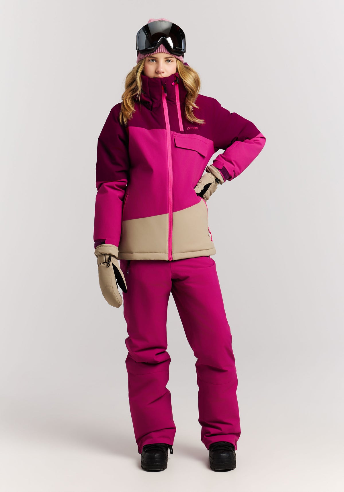PROTEST PRTMarlene JR Snowjackets | Current purple