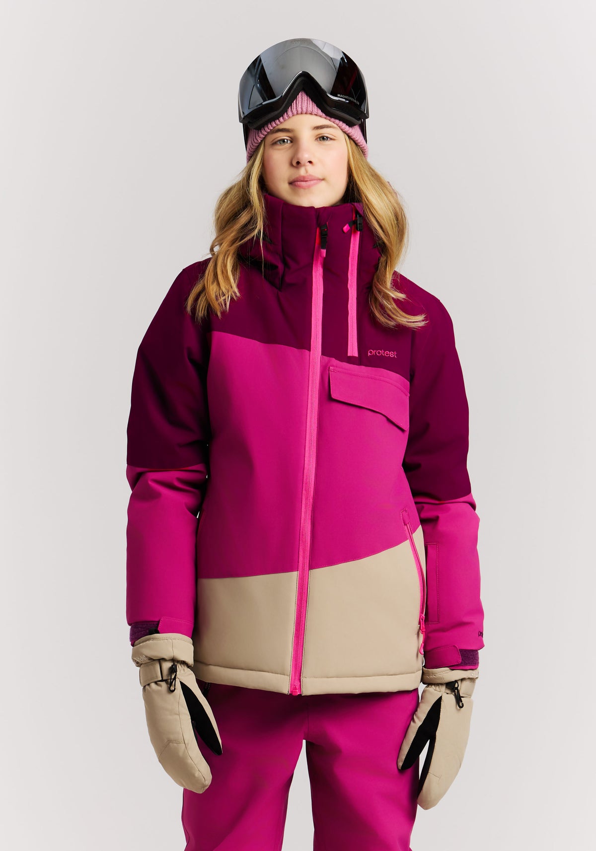 PROTEST PRTMarlene JR Snowjackets | Current purple