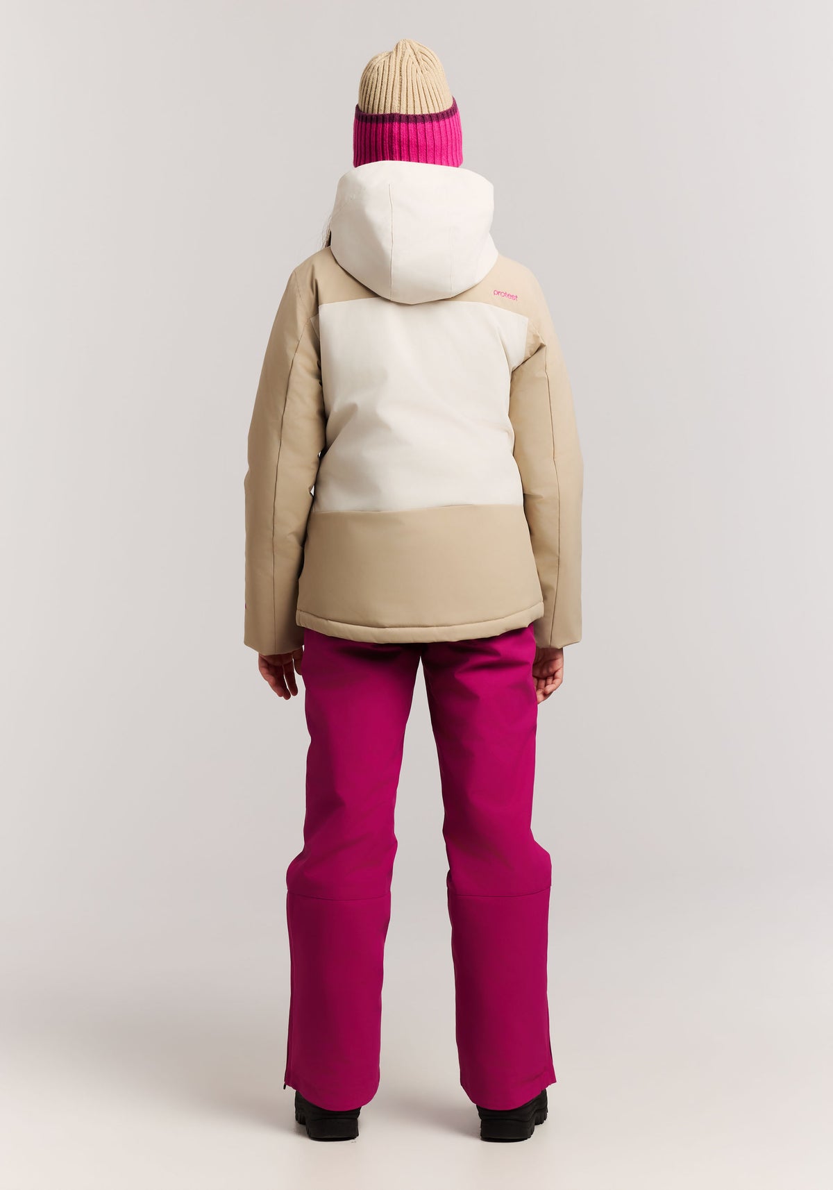 PROTEST PRTLaurine JR Snowjackets | BambooBeige