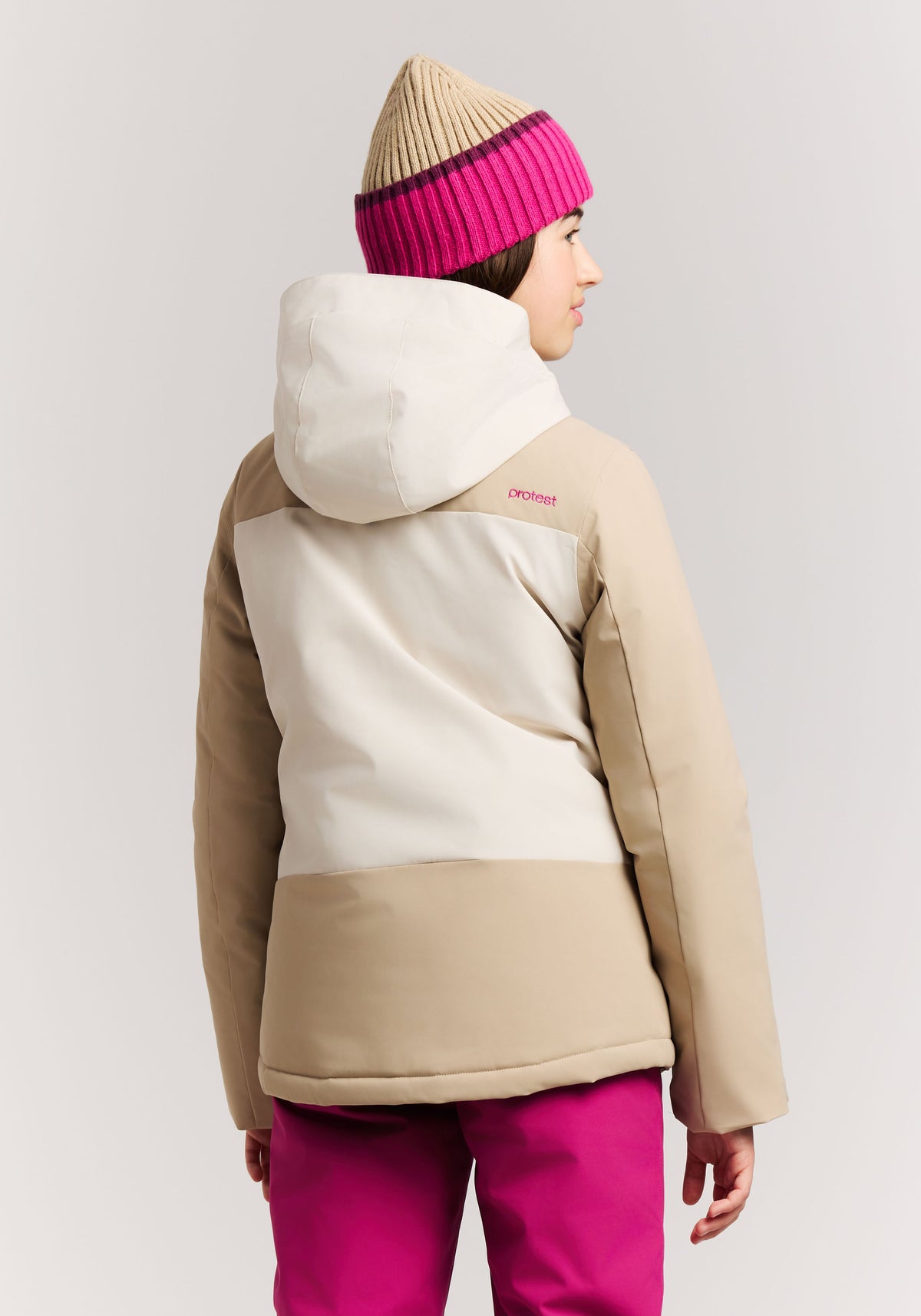 PROTEST PRTLaurine JR Snowjackets | BambooBeige