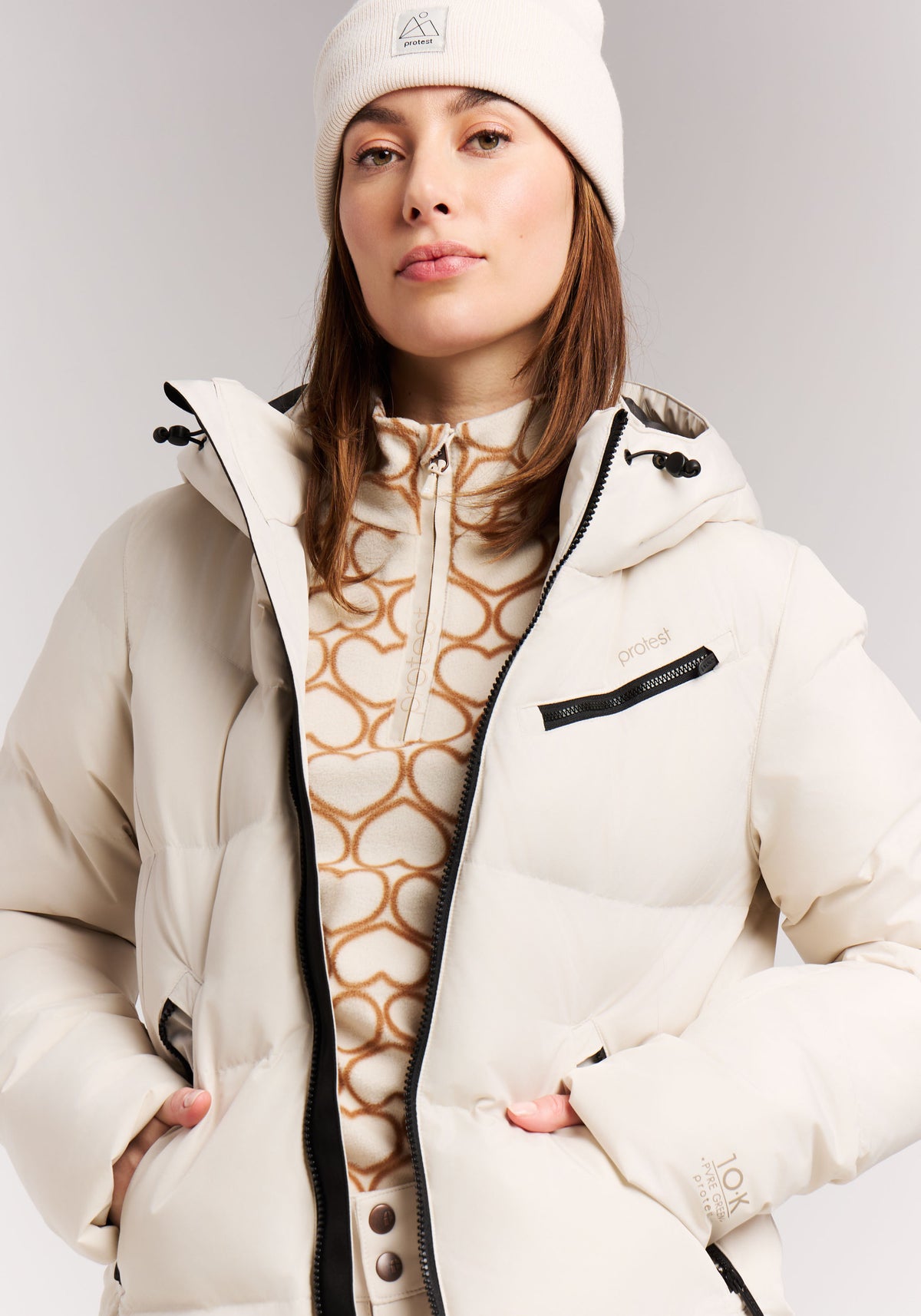 PROTEST PRTLUCID Snowjackets | Kitoffwhite