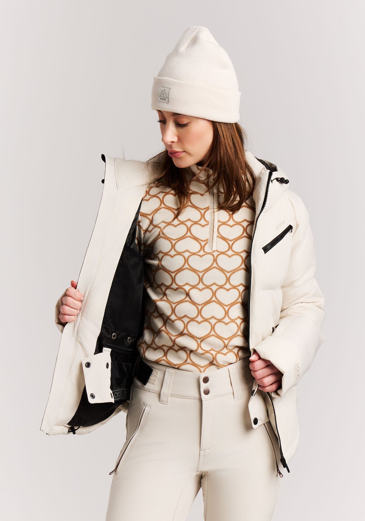 PROTEST PRTLUCID Snowjackets | Kitoffwhite