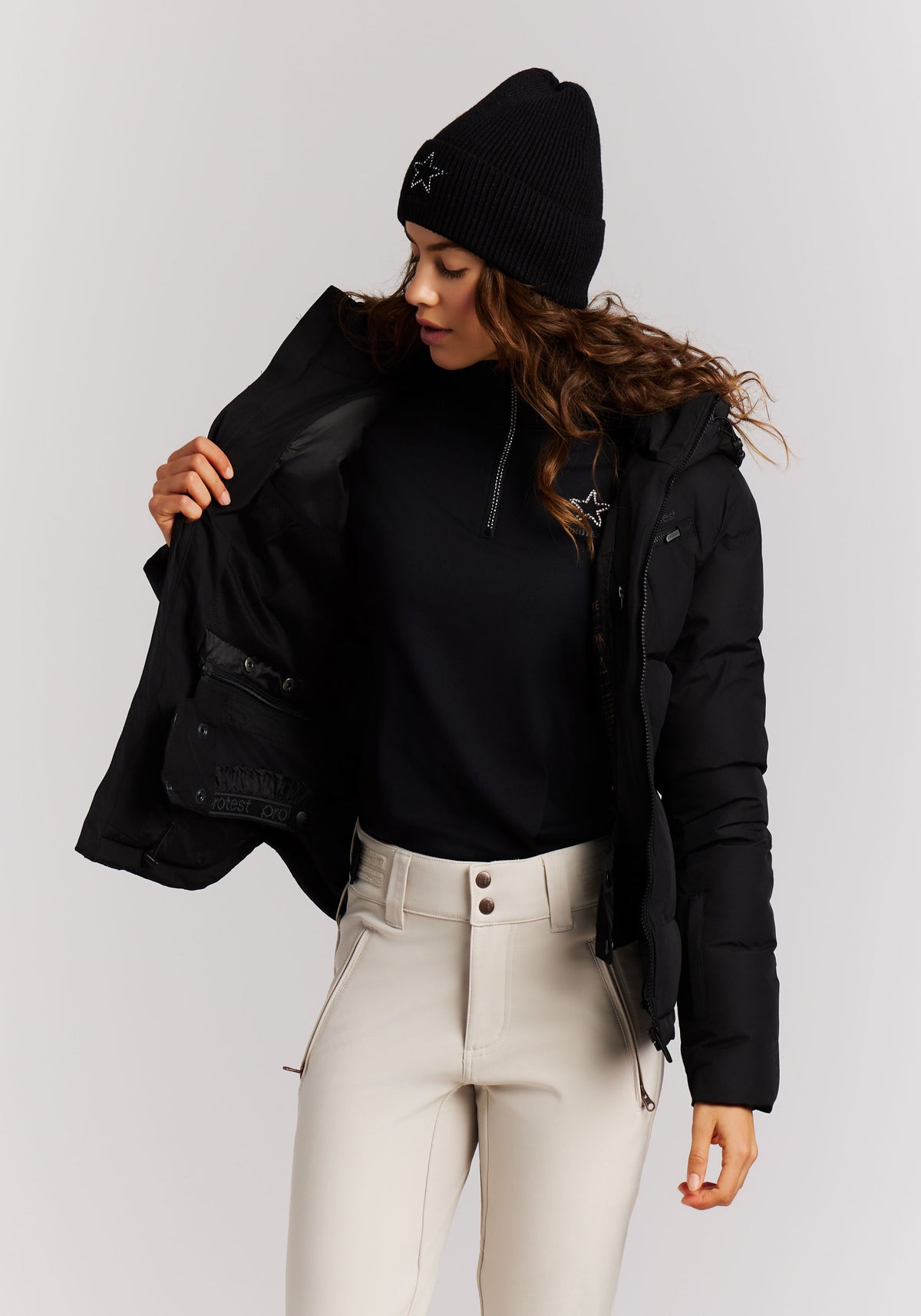 PROTEST PRTLUCID Snowjackets | True Black