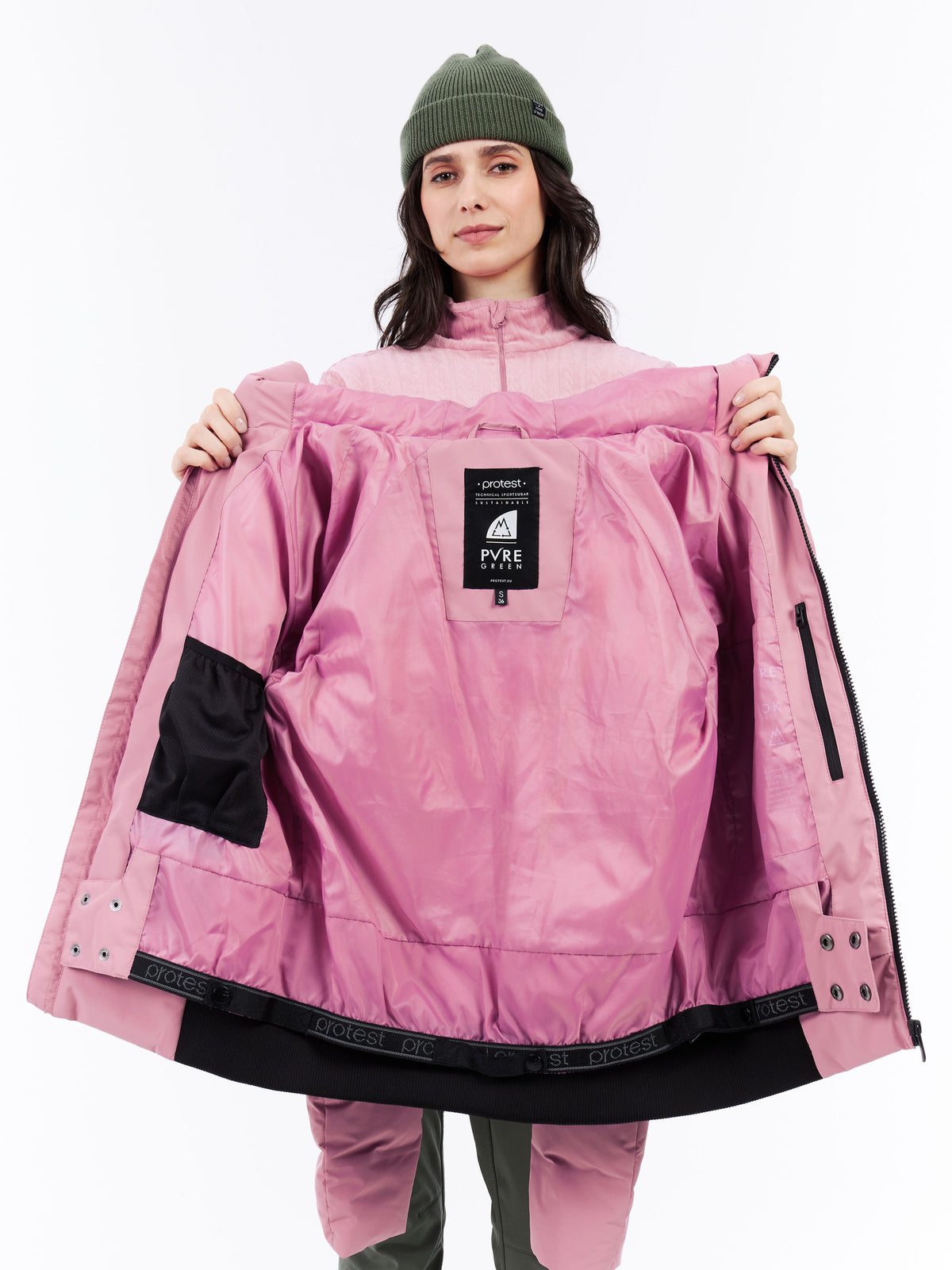 PROTEST PRTALYSUMI Snowjackets | Vintage Pink