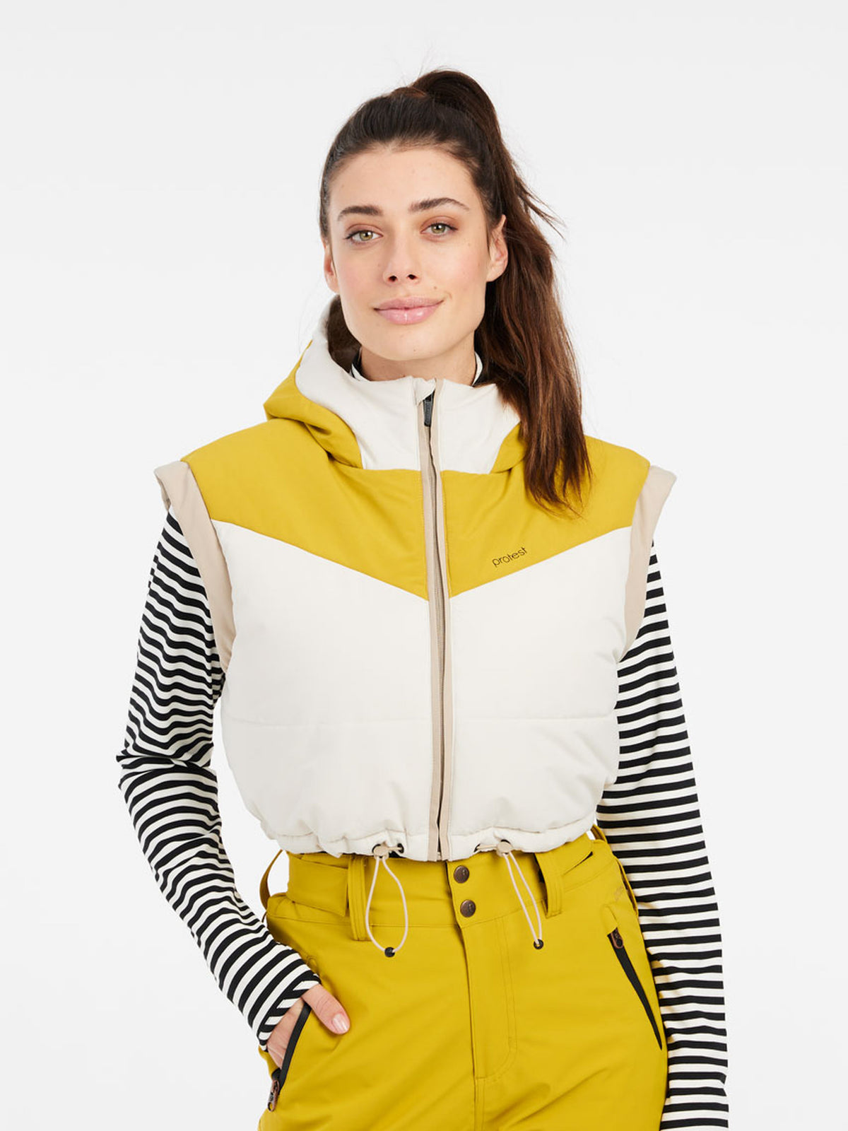 PROTEST PRTRUSH snowjacket | OliveOil Green