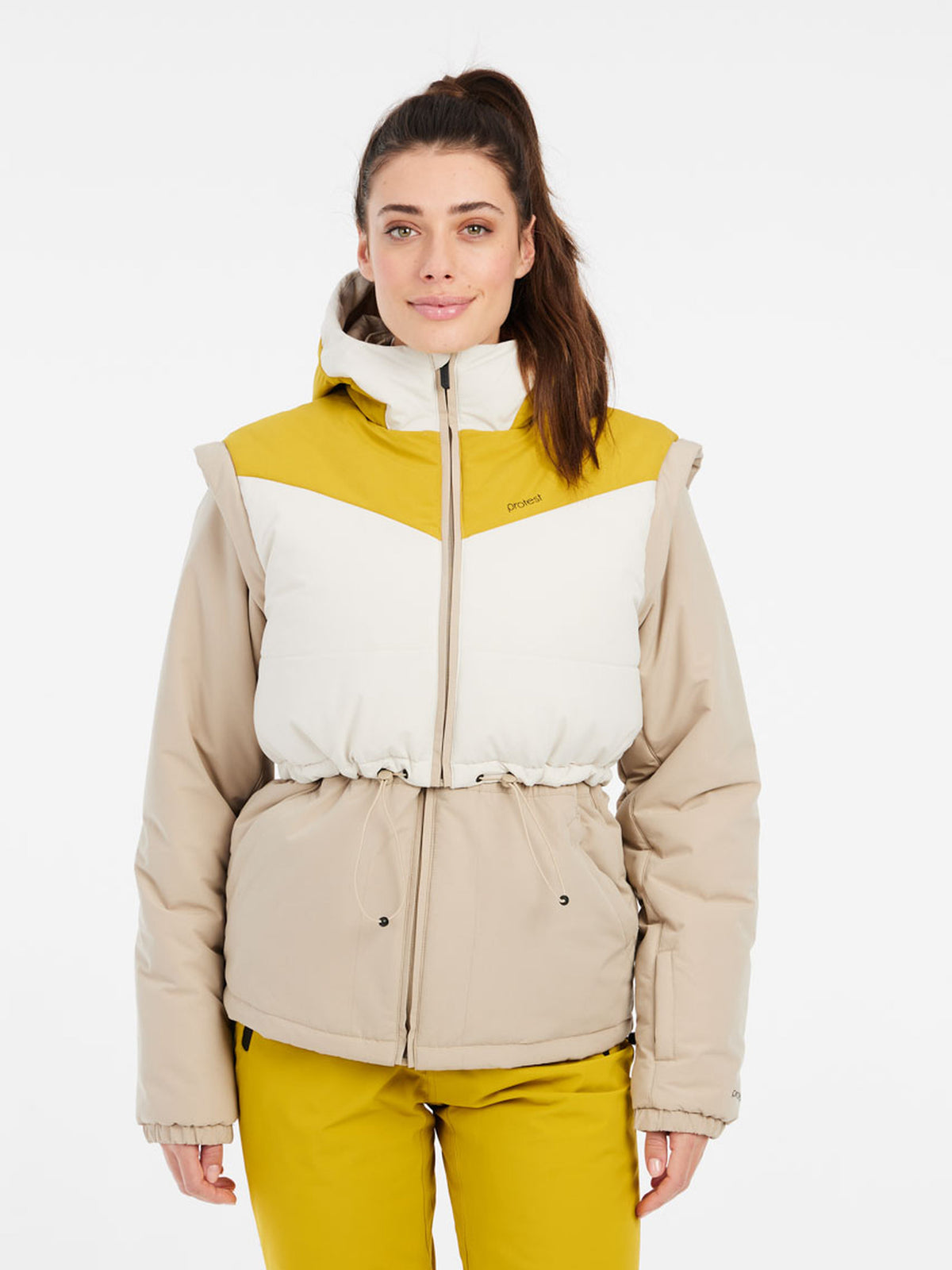 PROTEST PRTRUSH snowjacket | OliveOil Green
