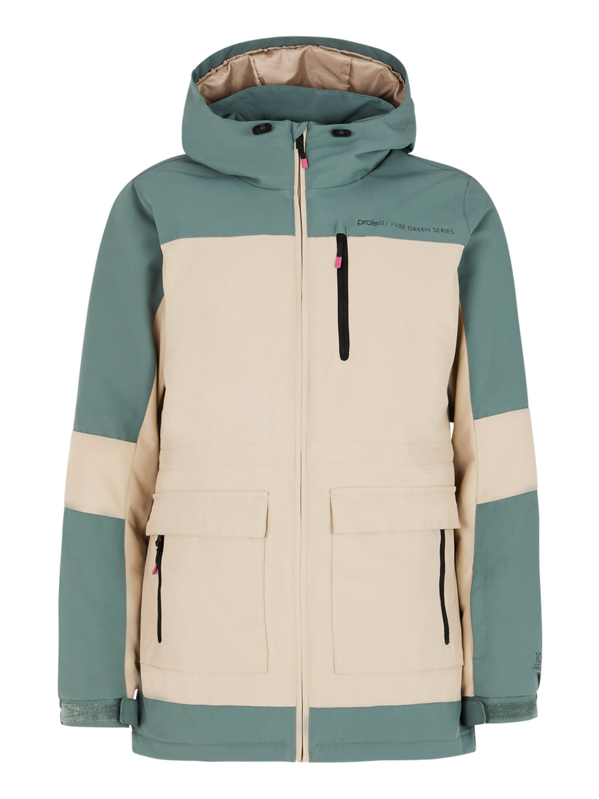 PROTEST PRTBACKUP snowjacket | Evergreen