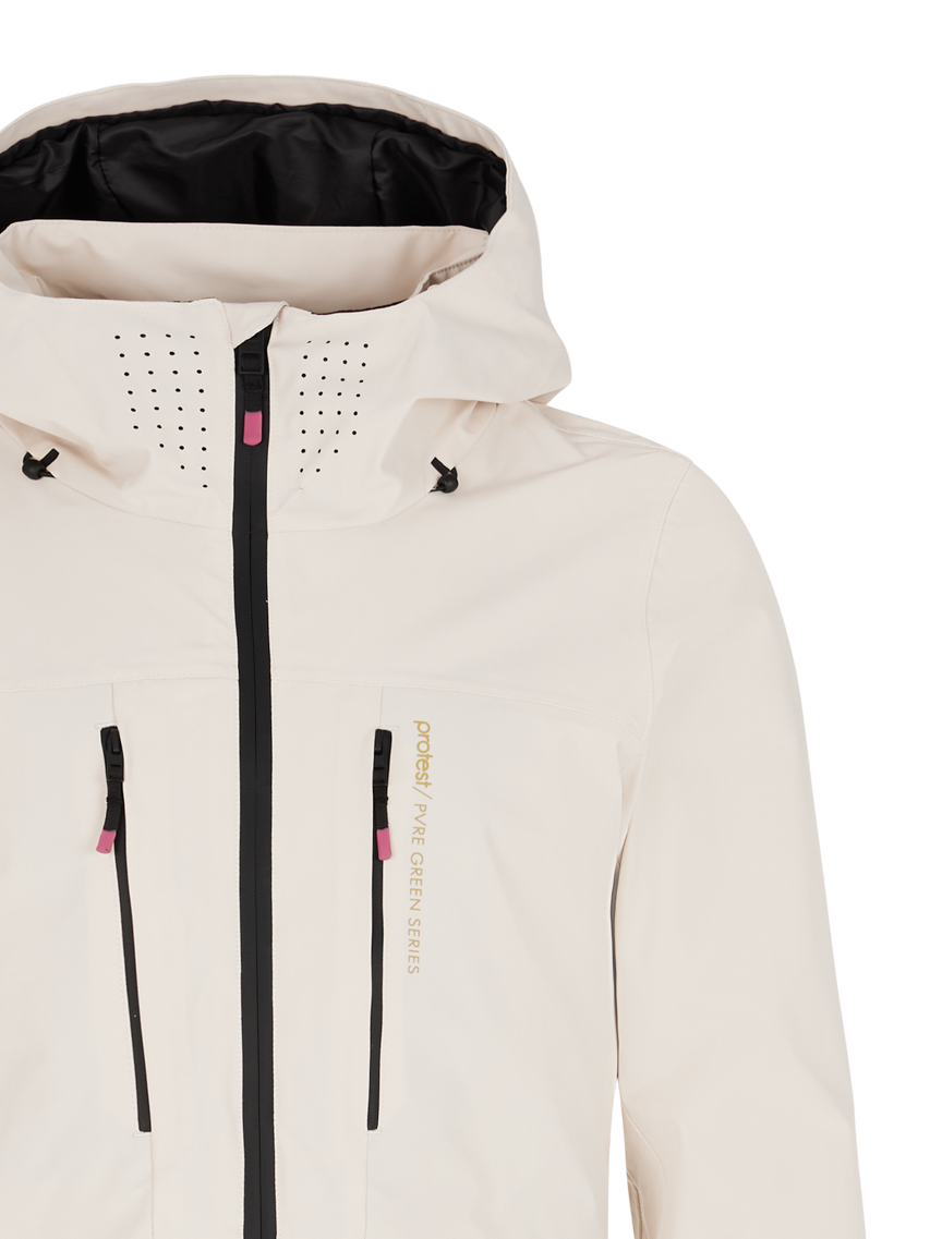 PROTEST PRTBEVERLY Snowjacket | Kitoffwhite