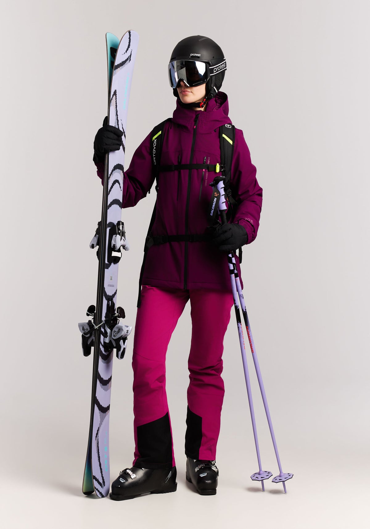 PROTEST PRTBEVERLY Snowjackets | Current purple