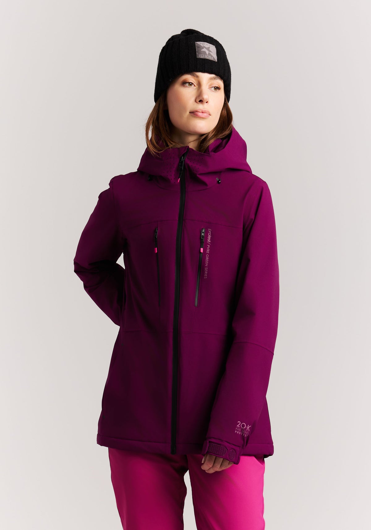 PROTEST PRTBEVERLY Snowjackets | Current purple
