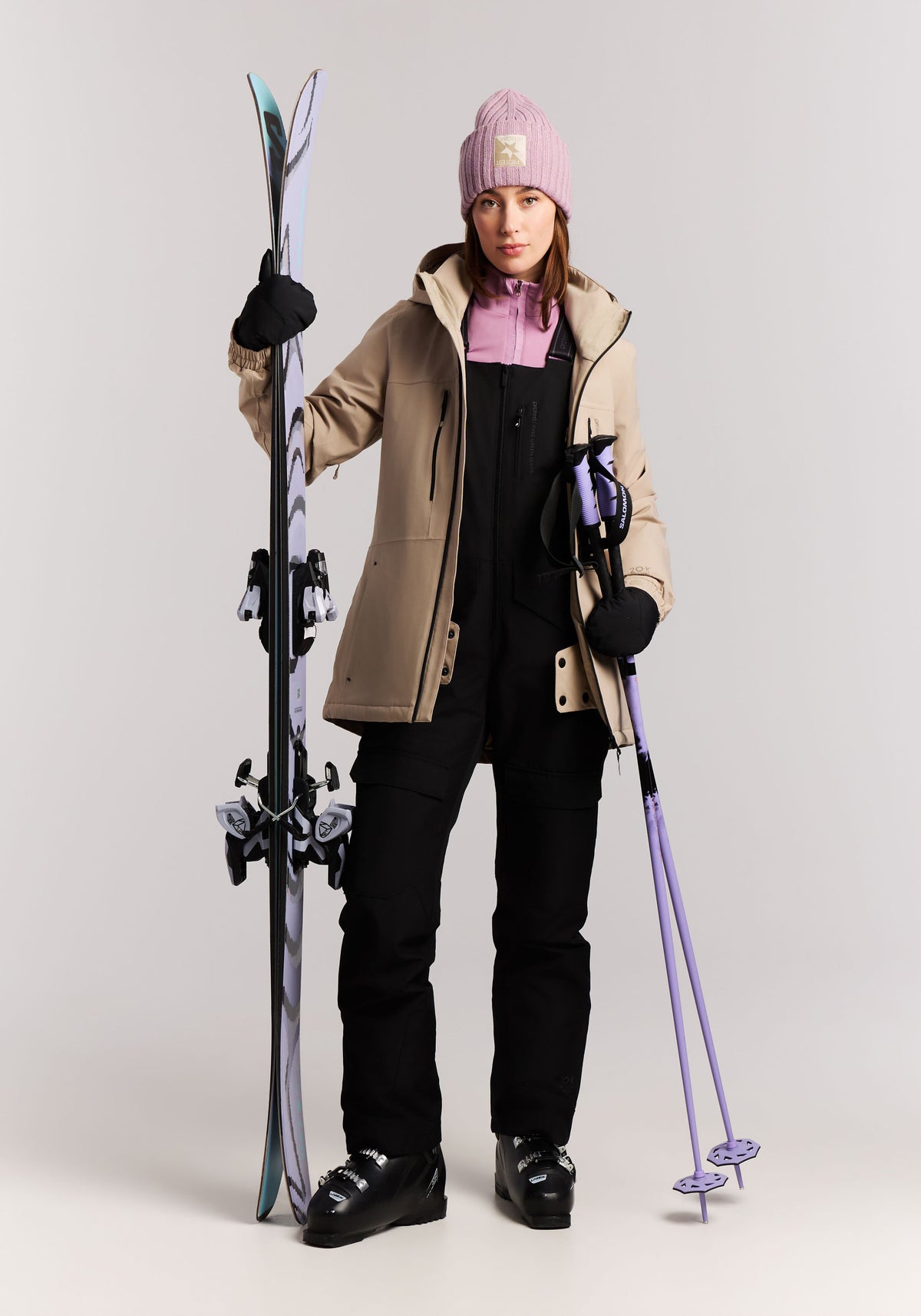 PROTEST PRTBEVERLY Snowjackets | BambooBeige
