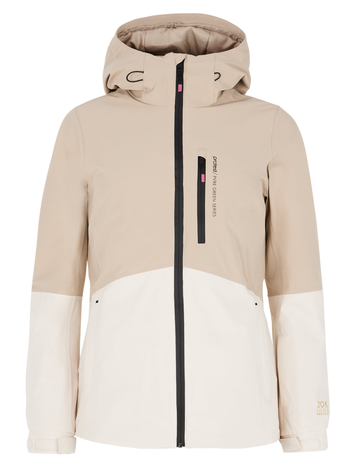 PROTEST PRTDISK snowjacket | BambooBeige