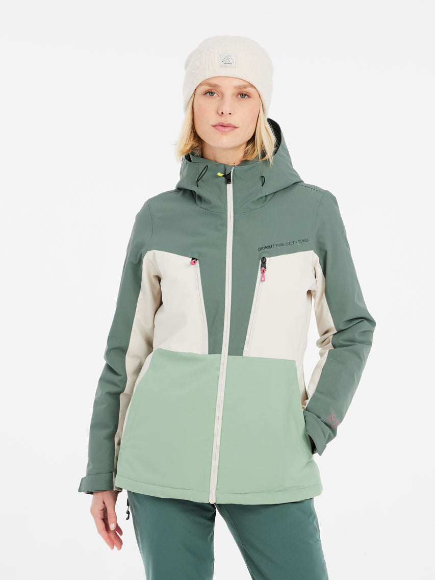 PROTEST PRTCALIDA Snowjacket | Evergreen