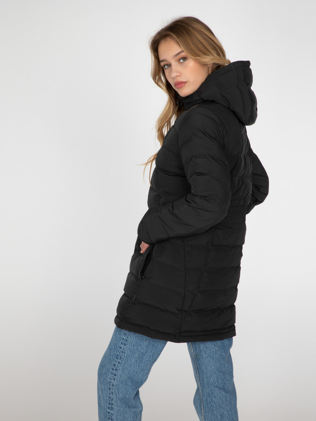 PROTEST BLOOM outerwear jacket | True Black