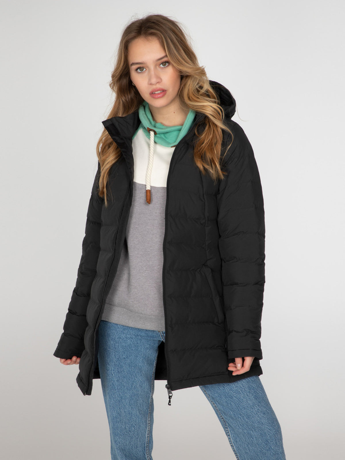 PROTEST BLOOM outerwear jacket | True Black
