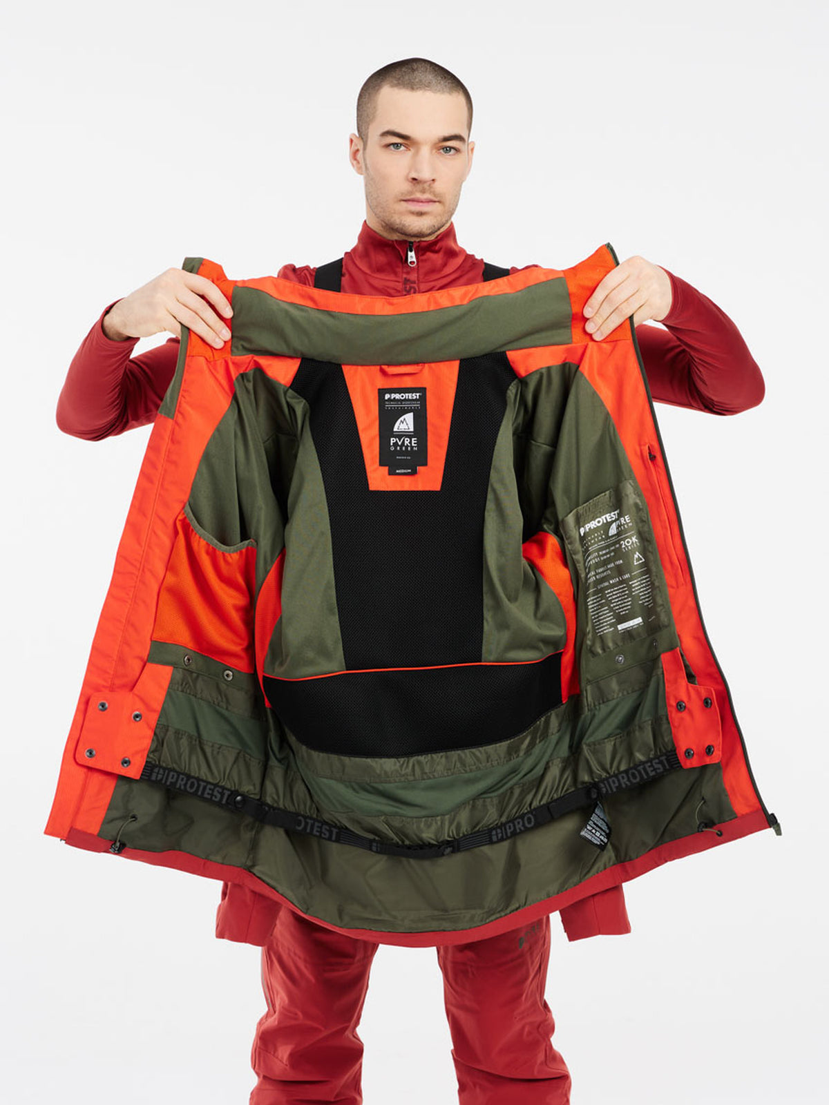 PROTEST PRTBAKIE snowjacket | Burnt Orange