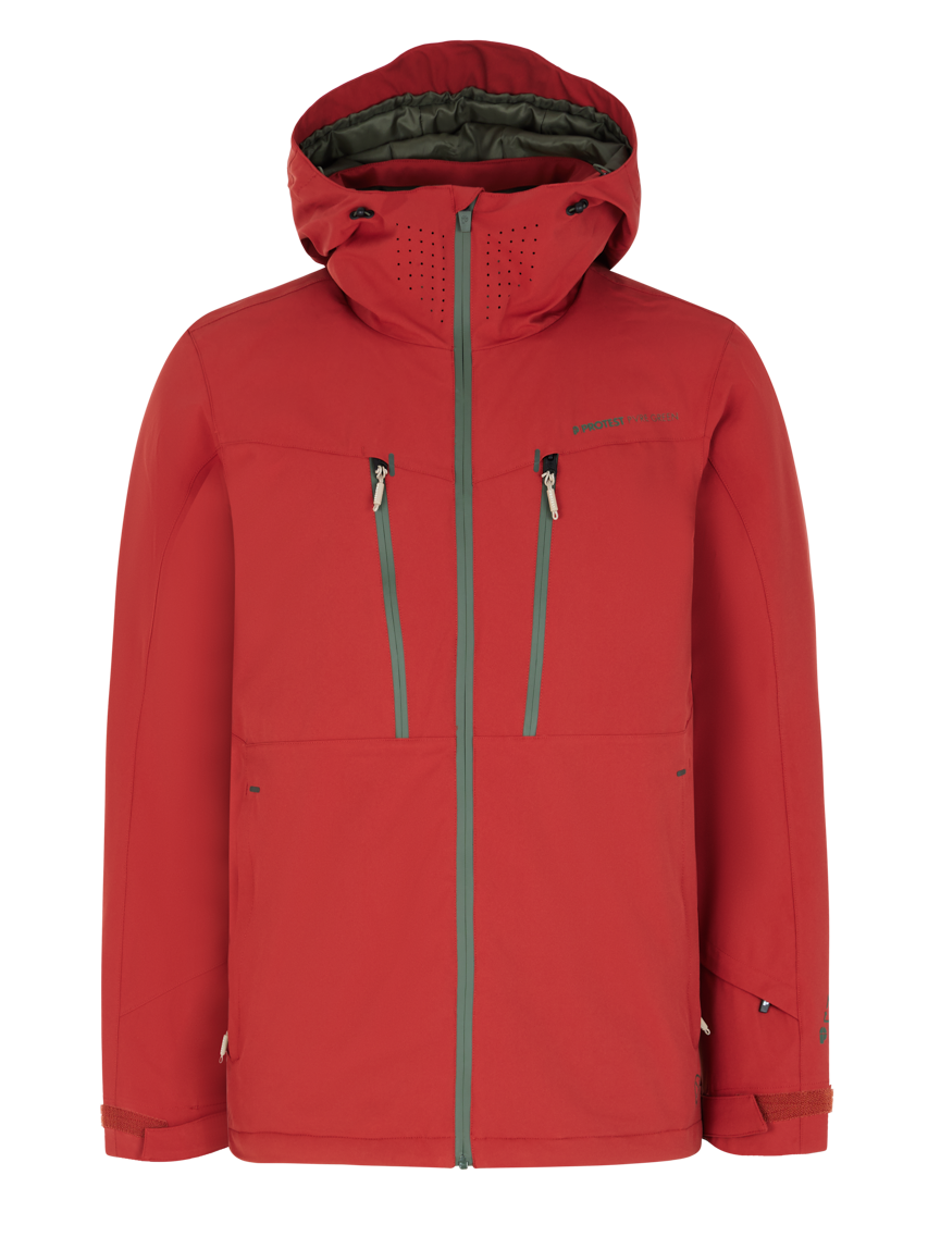 PROTEST PRTTIMOTHY Snowjacket | Barn Red