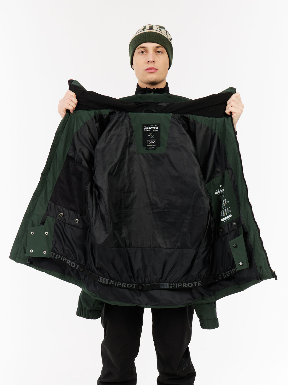 PROTEST PRTMALMO Ski & Snowboard jackets | Grey Denim