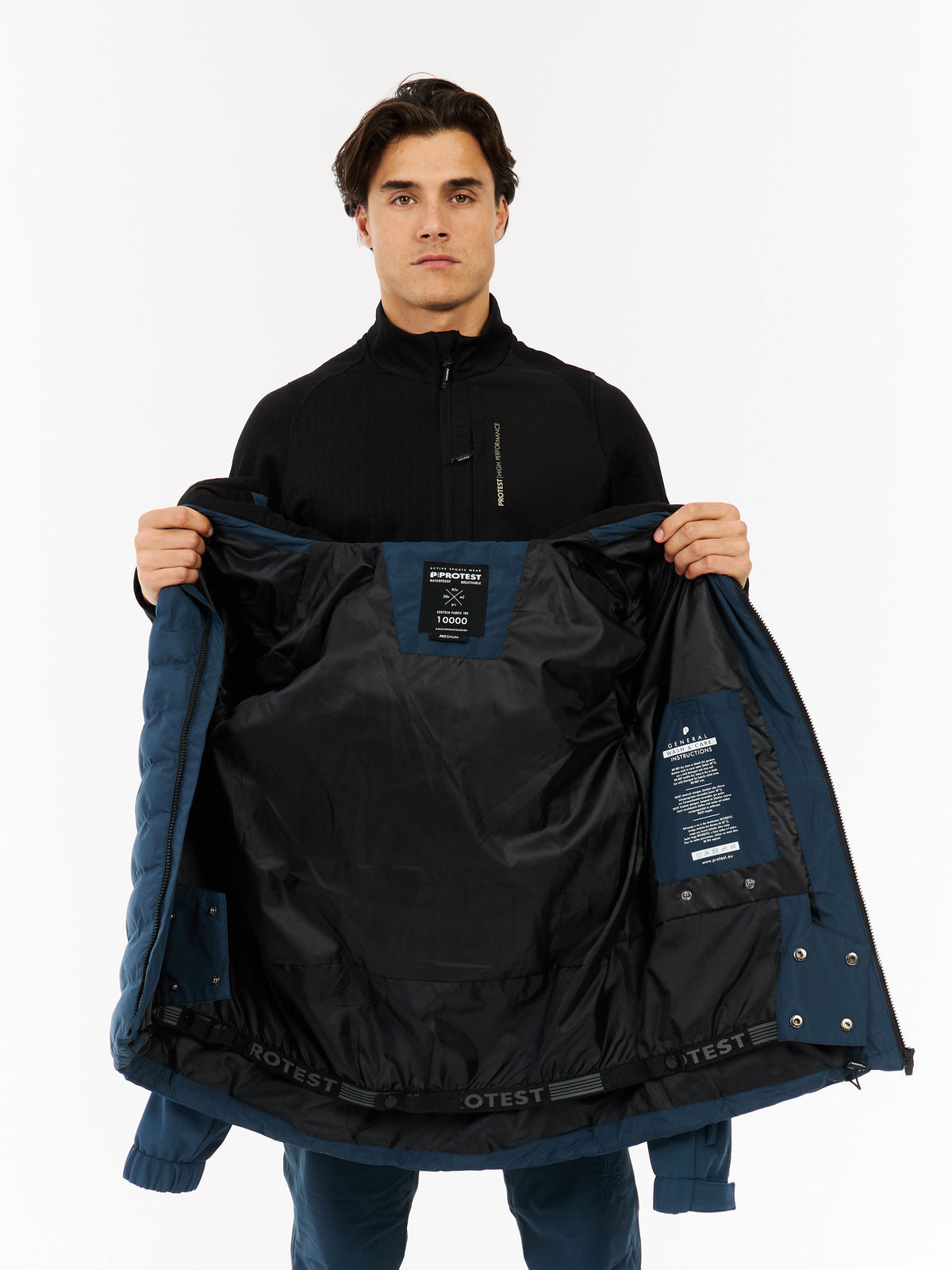 PROTEST PRTMALMO Ski & Snowboard jackets | Navy Melee