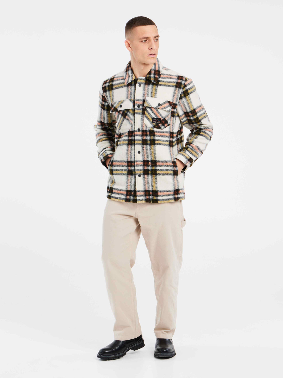 PROTEST PRTLIBREEN heavy shirt | Kitoffwhite
