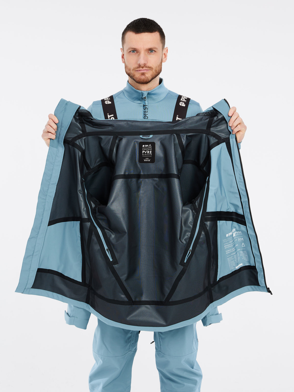 PROTEST PRTABALONE shelljacket | Steel Blue