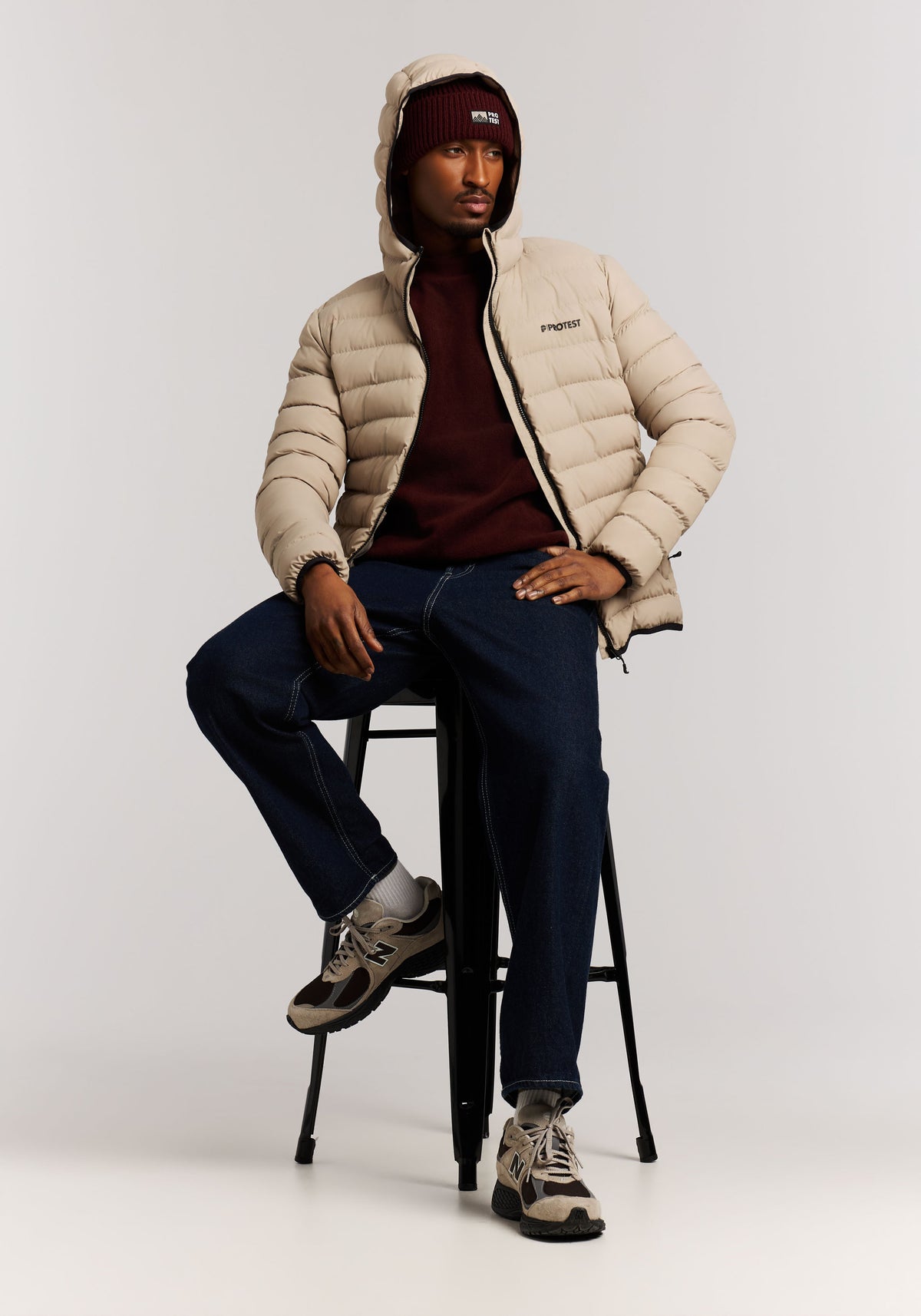 PROTEST PRTBASSO Outdoor Pufferja | BambooBeige